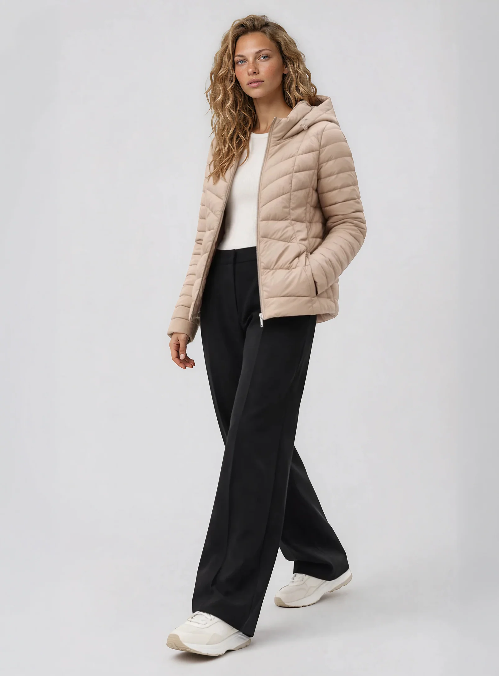 AMELIA | Ultralight Short Hooded Jacket || AMELIA | Veste Courte Ultralégère à Capuche - Image 13