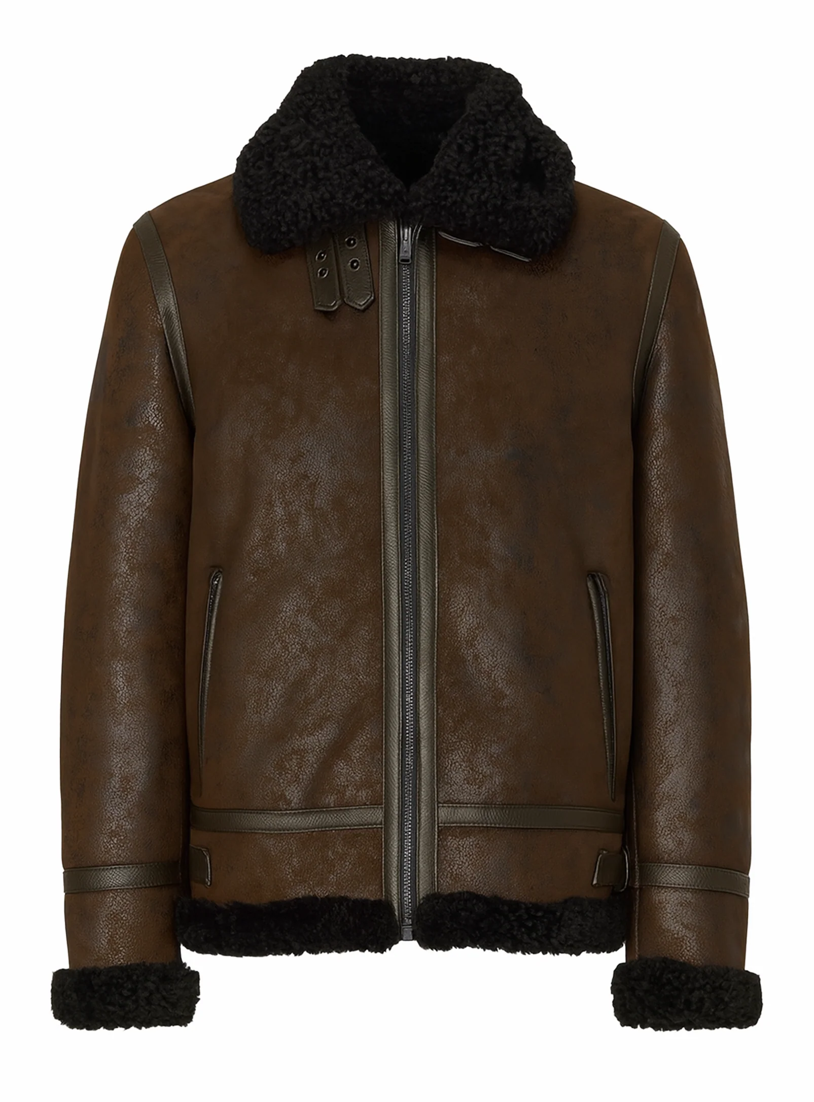 BRADLEY | Alt-Shearling Aviator Jacket || BRADLEY | Blouson Aviateur en Shearling Alternatif - Image 3