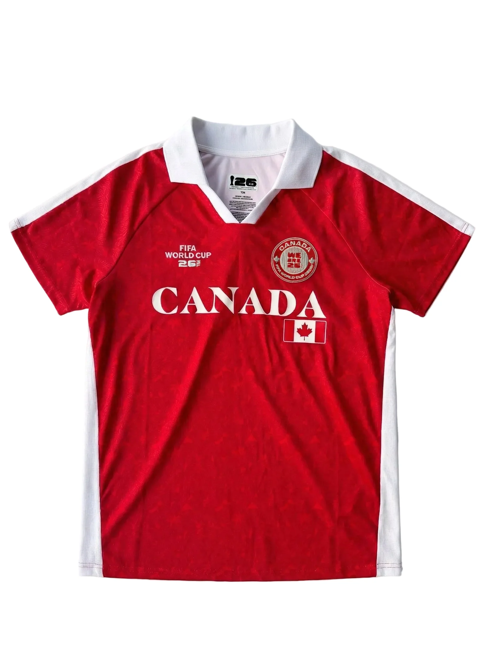 Canada Collar Soccer Jersey || Chandail à Col Canada - Image 2