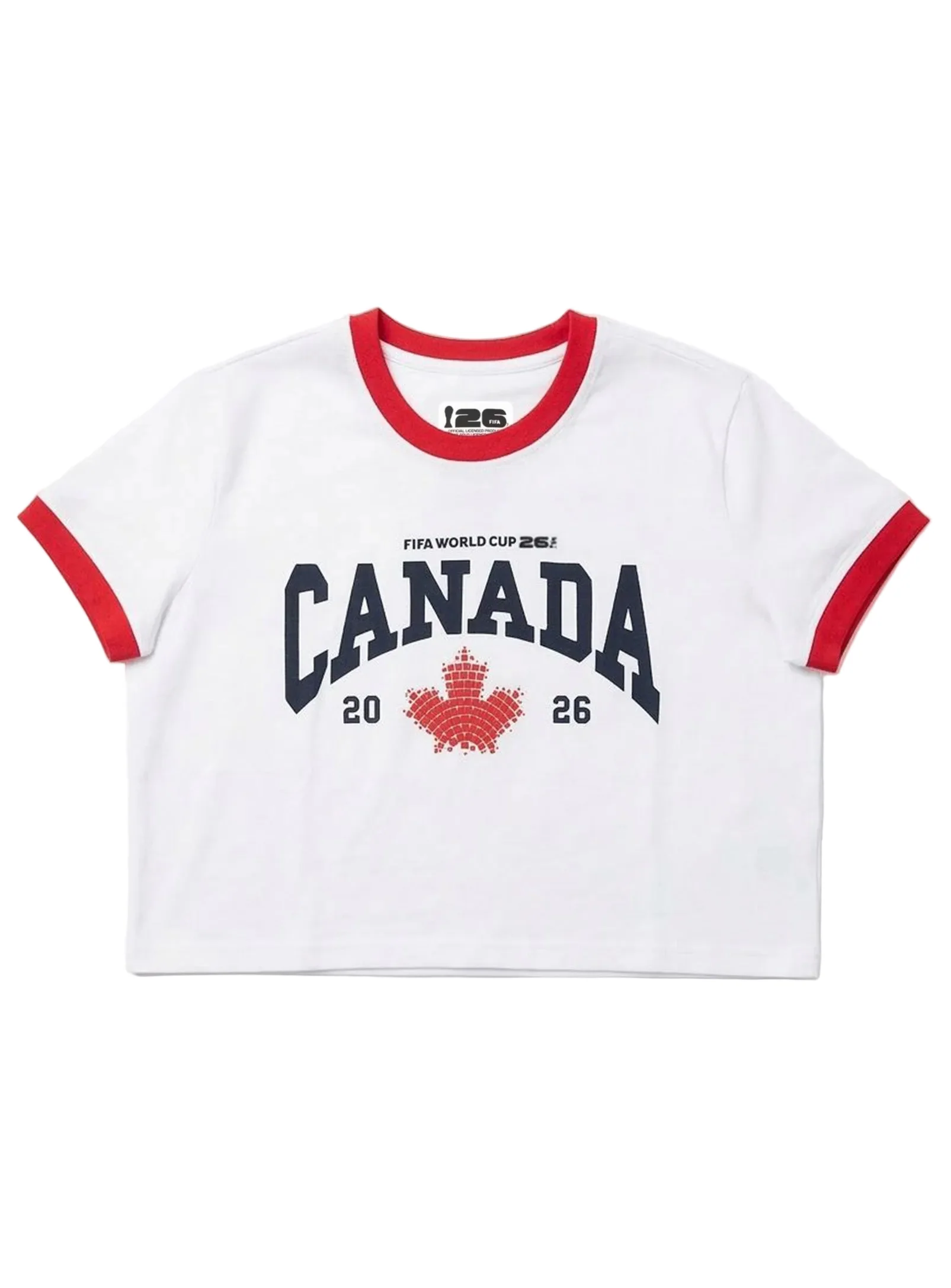 Canada Ringer Tee||Canada t-shirt graphique bords contraste
