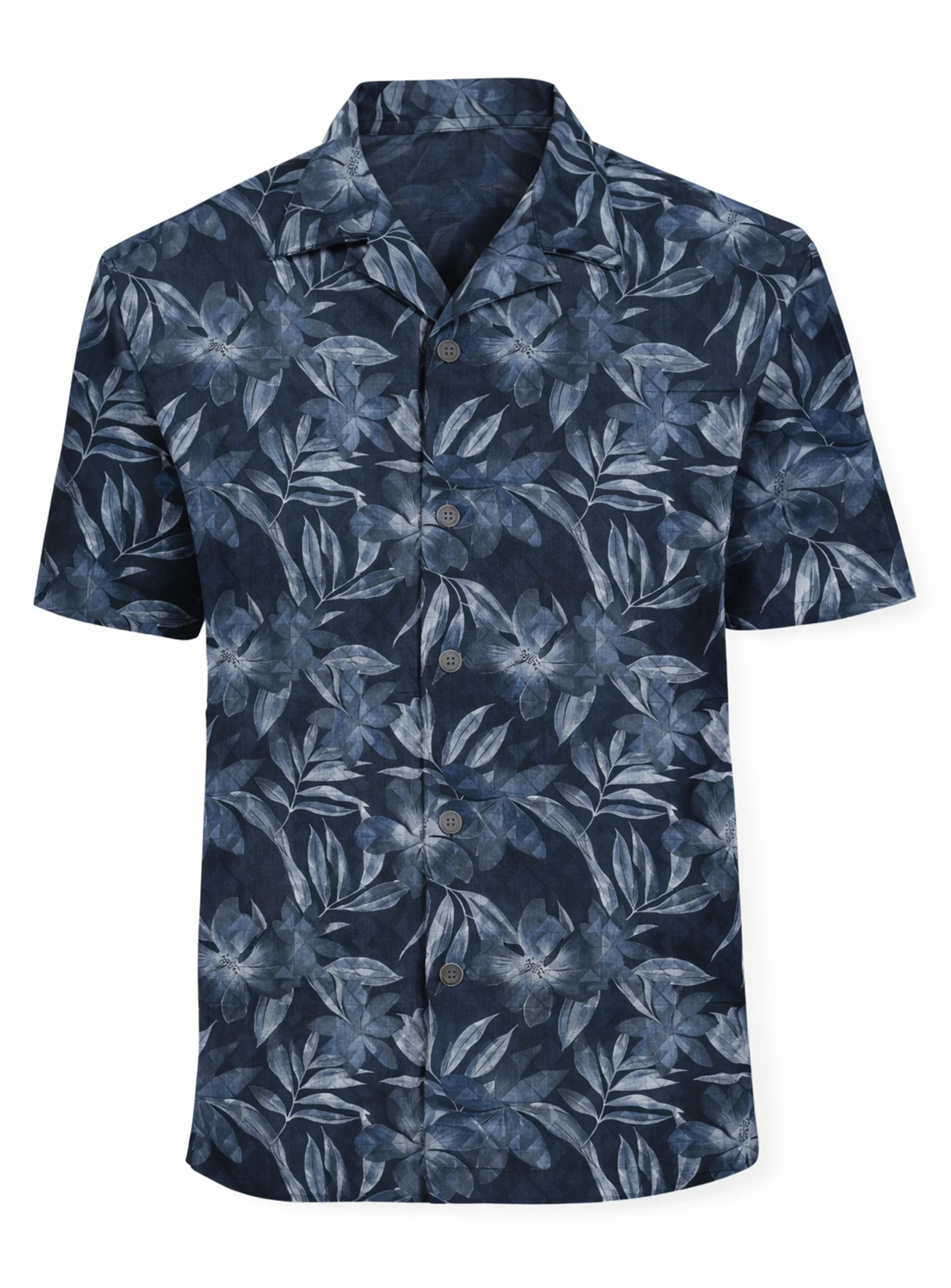 JULIEN | 4-Way Stretch Floral Print Cuban Collar Shirt || JULIEN | Chemise à manches courtes à imprimé floral extensible - Image 5