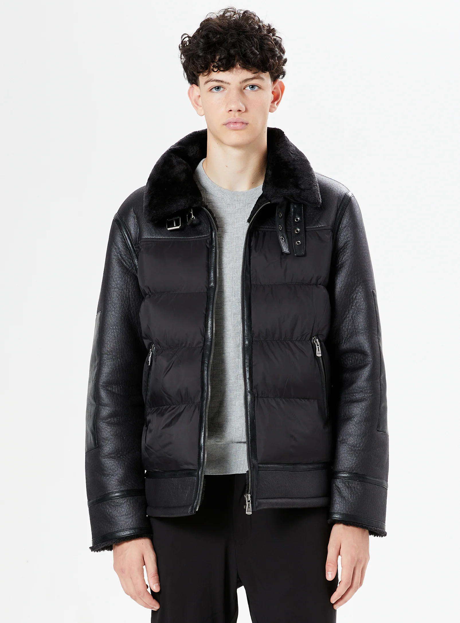 CORENTINE | Alt-Sherpa Fur Jacket || CORENTINE | Manteau en fourrure Sherpa - Image 3