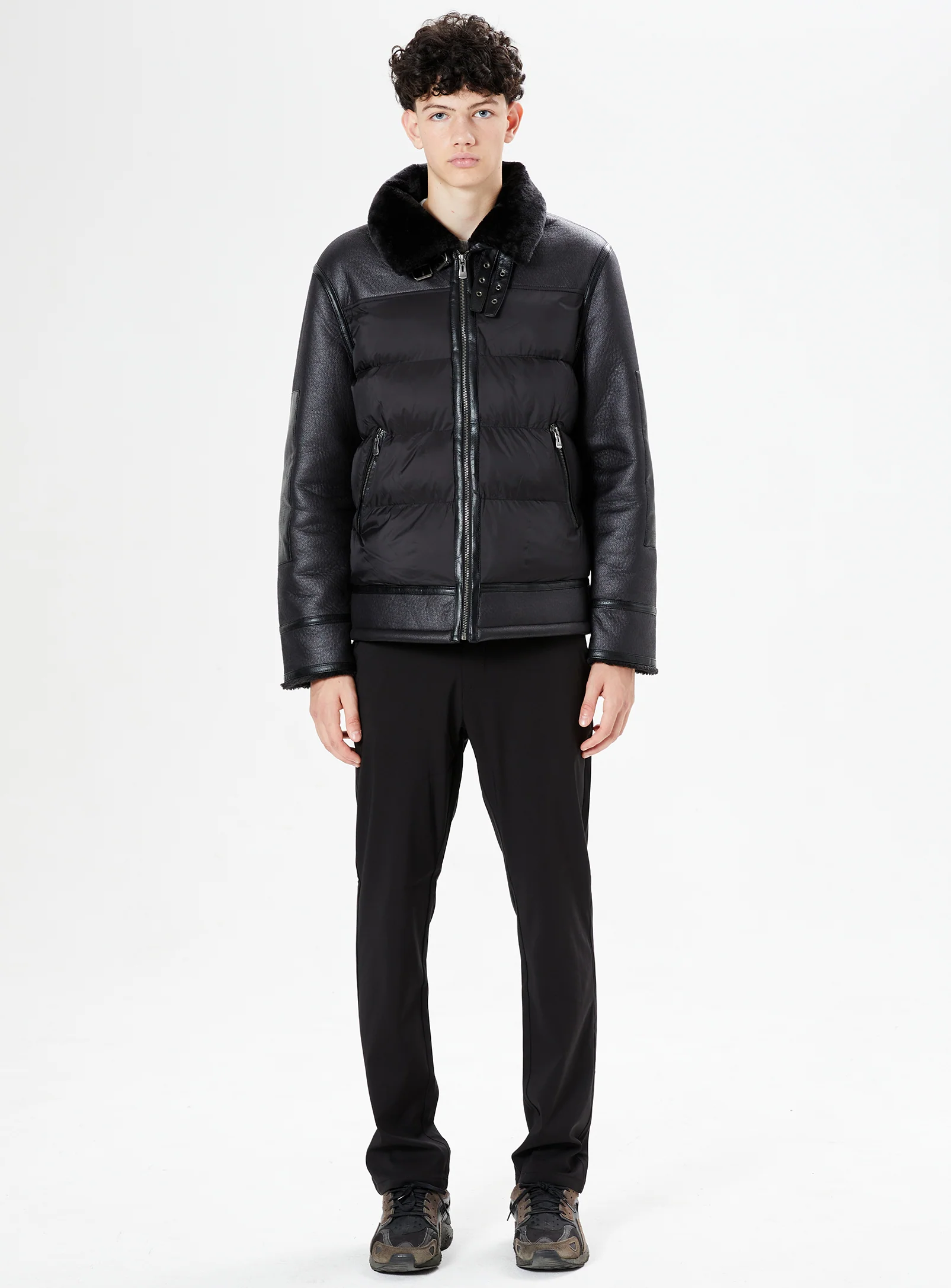 CORENTINE | Alt-Sherpa Fur Jacket || CORENTINE | Manteau en fourrure Sherpa - Image 4
