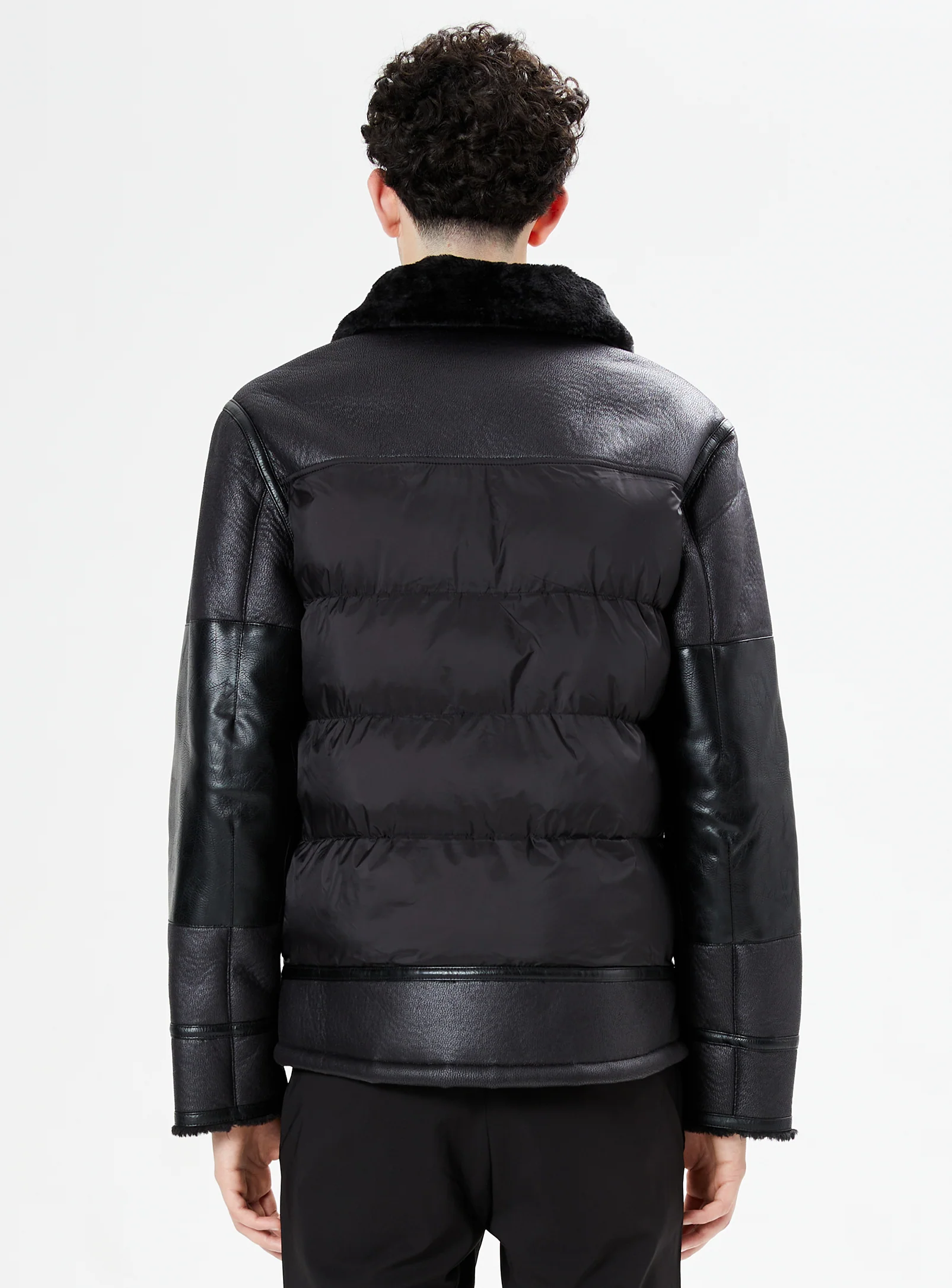 CORENTINE | Alt-Sherpa Fur Jacket || CORENTINE | Manteau en fourrure Sherpa - Image 5