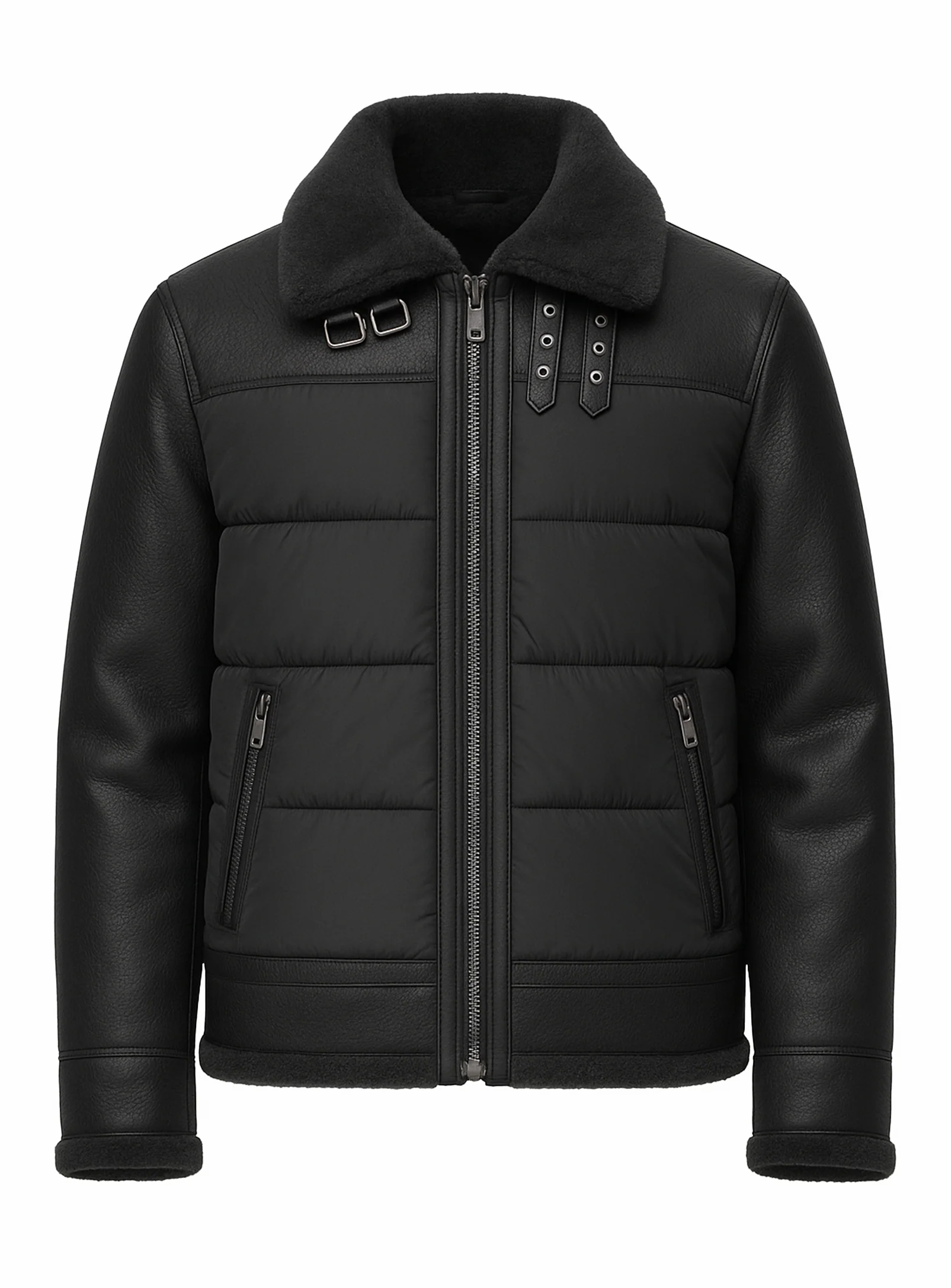 CORENTINE | Alt-Sherpa Fur Jacket || CORENTINE | Manteau en fourrure Sherpa - Image 8