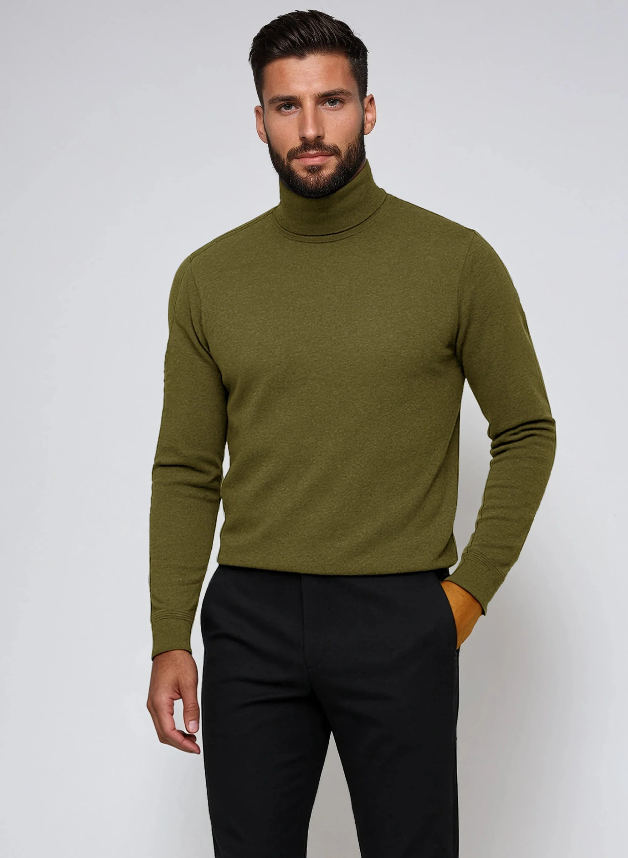 DAW | Interlock Long-Sleeve Turtleneck||DAW | Col roulé à manches longues en interlock - Image 4