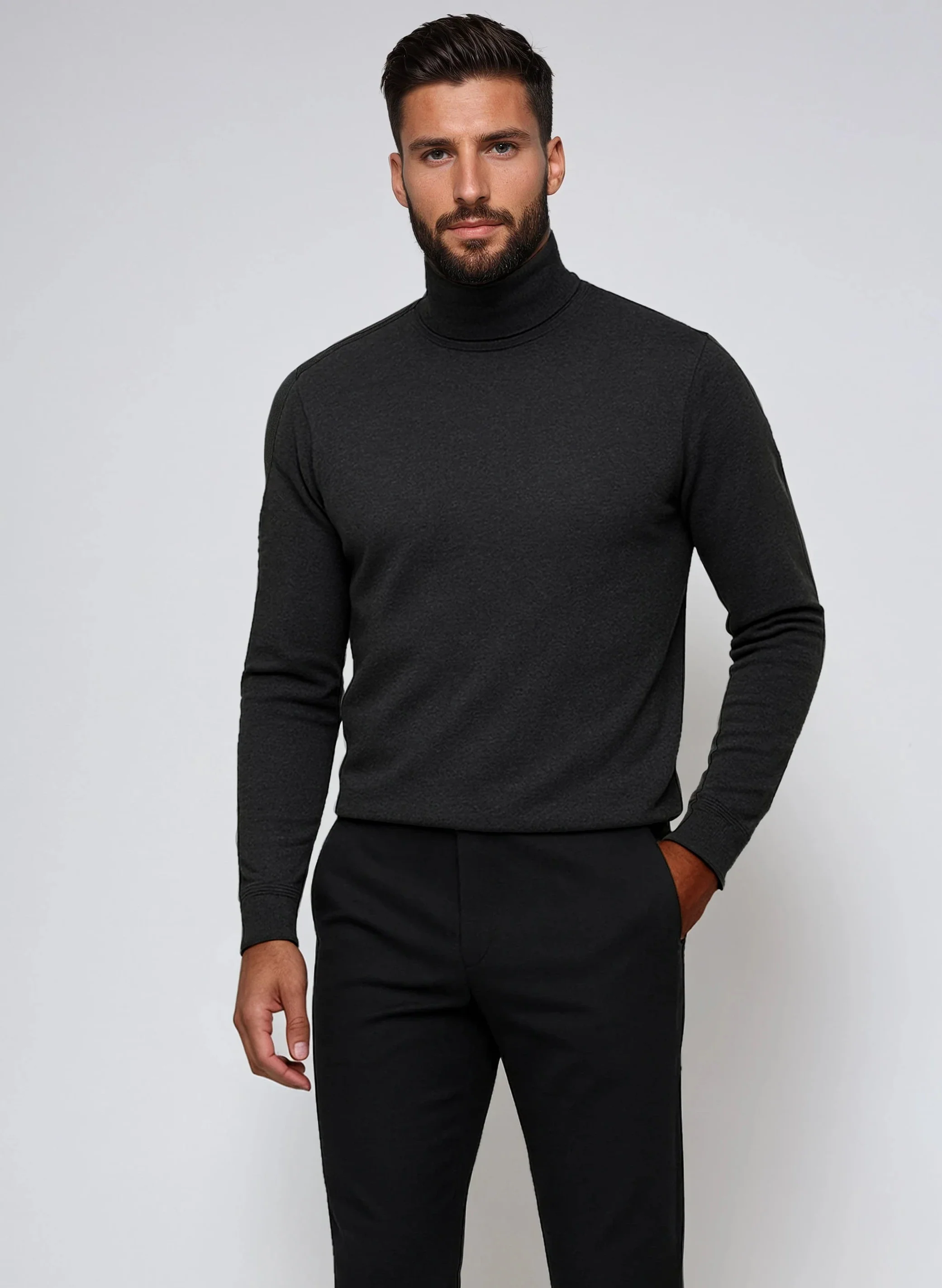 DAW | Interlock Long-Sleeve Turtleneck||DAW | Col roulé à manches longues en interlock - Image 7
