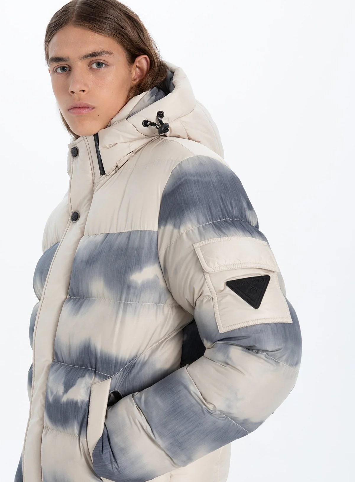 DOMITRI | Northern light dye printed Puffer || DOMITRI | Doudoune imprimée Northern Light - Image 6