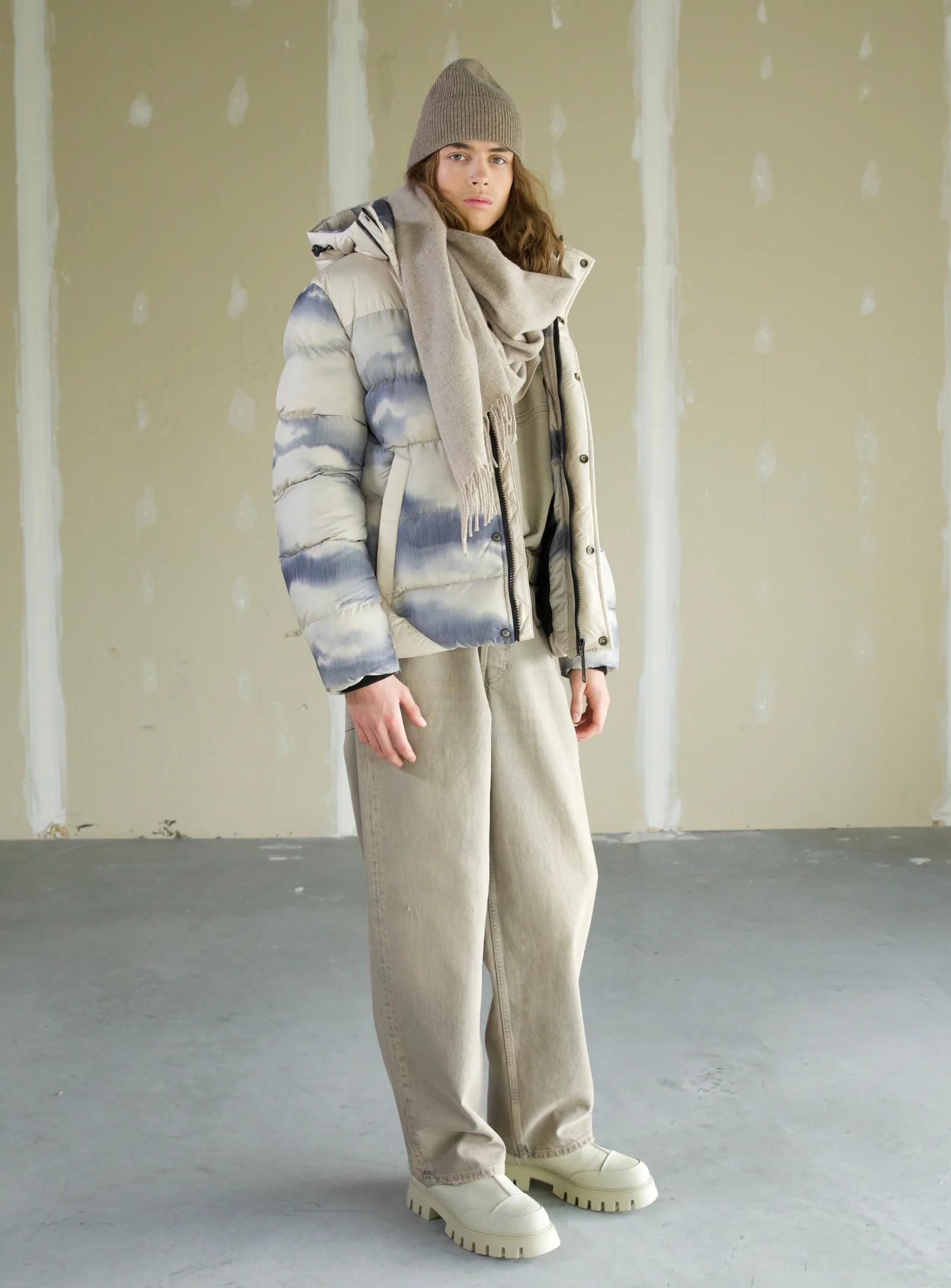DOMITRI | Northern light dye printed Puffer || DOMITRI | Doudoune imprimée Northern Light - Image 8