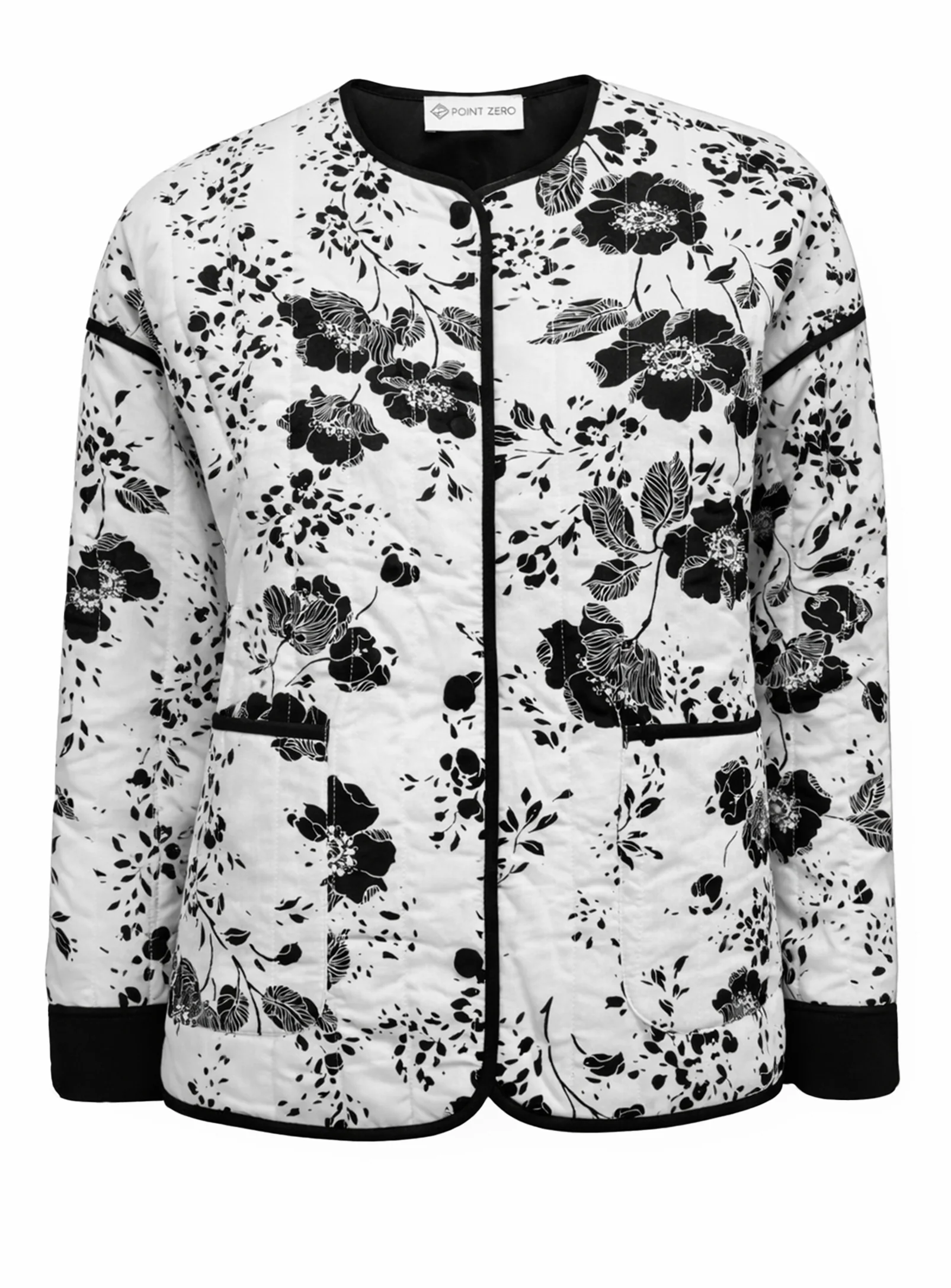 ELIANA | Quilted Floral Cotton Jacket || ELIANA | Veste Matelassée Florale en Coton - Image 3