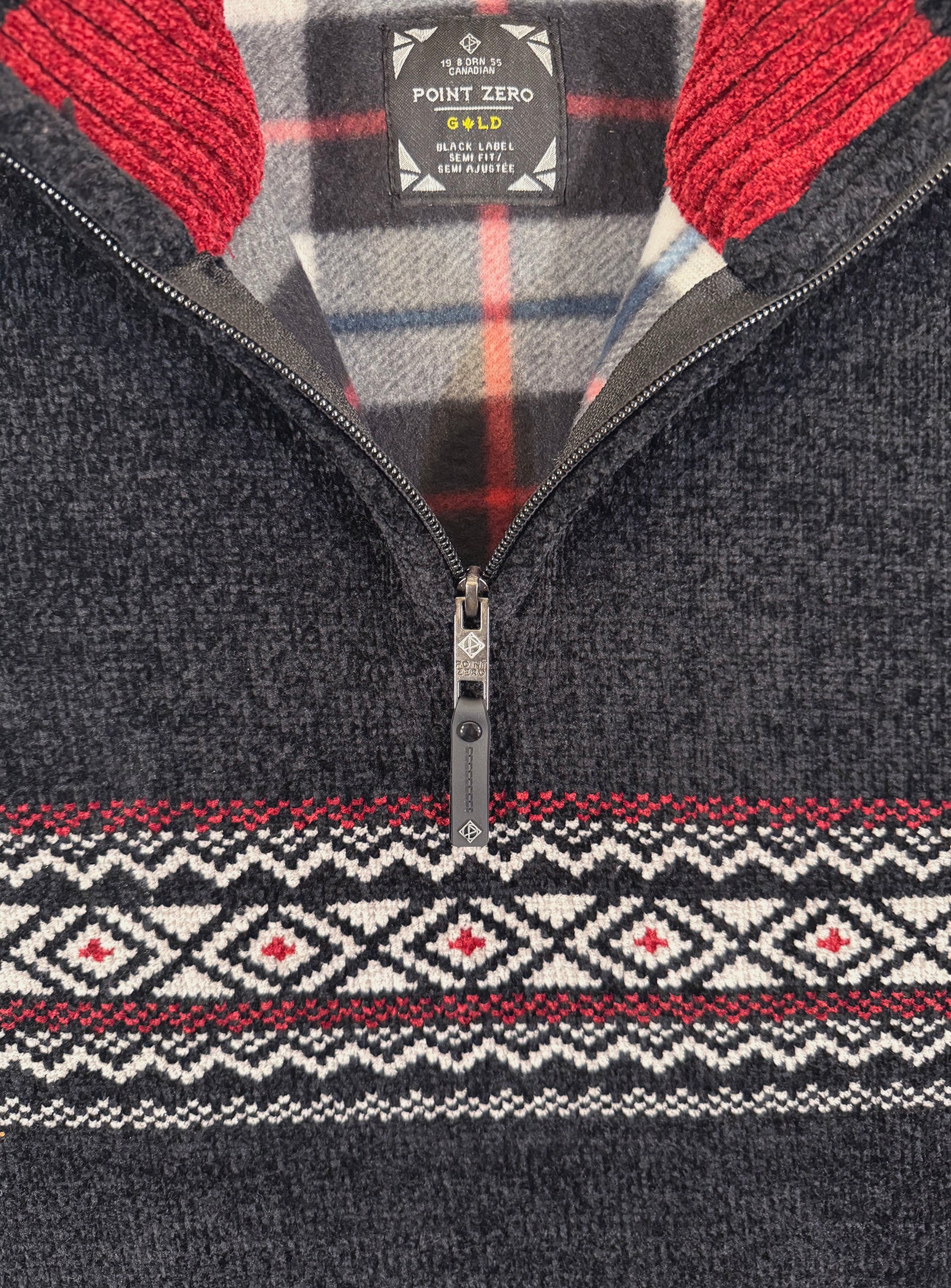 ETHAN | Bonded Chenille Micro-Fleece Quarter-Zip Sweater || ETHAN | Chandail en chenille contrecollée à micropolaire à quart de zip - Image 14