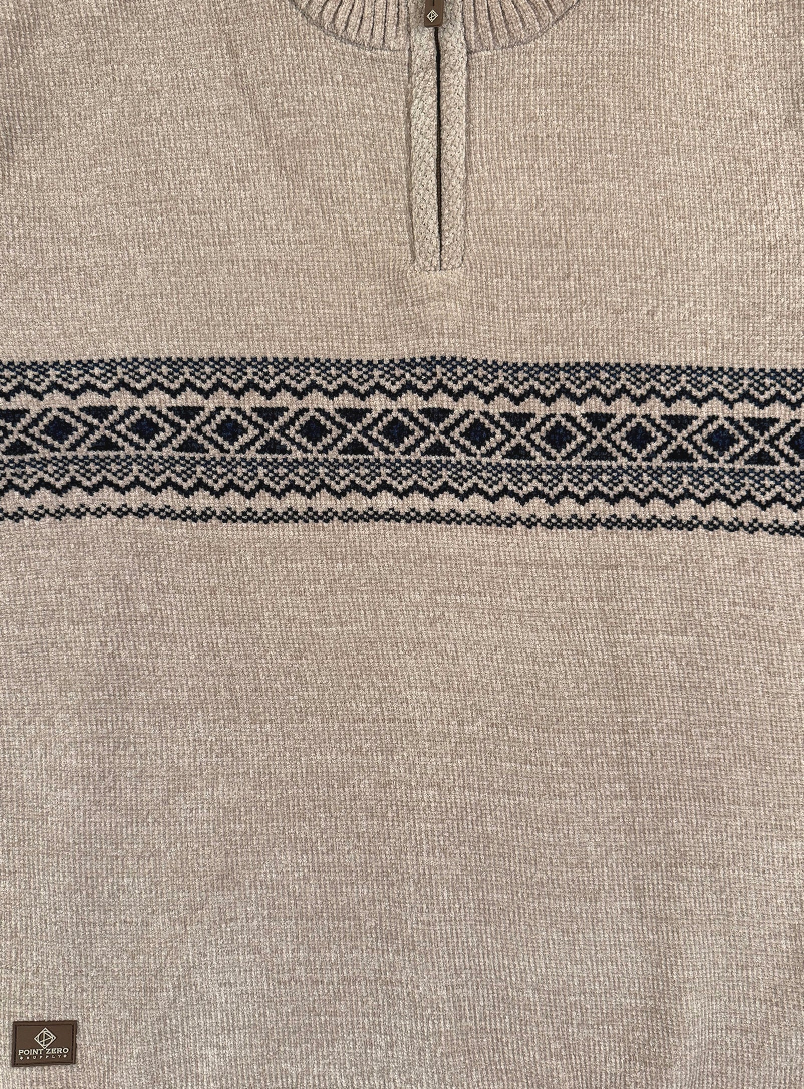ETHAN | Bonded Chenille Micro-Fleece Quarter-Zip Sweater || ETHAN | Chandail en chenille contrecollée à micropolaire à quart de zip - Image 6