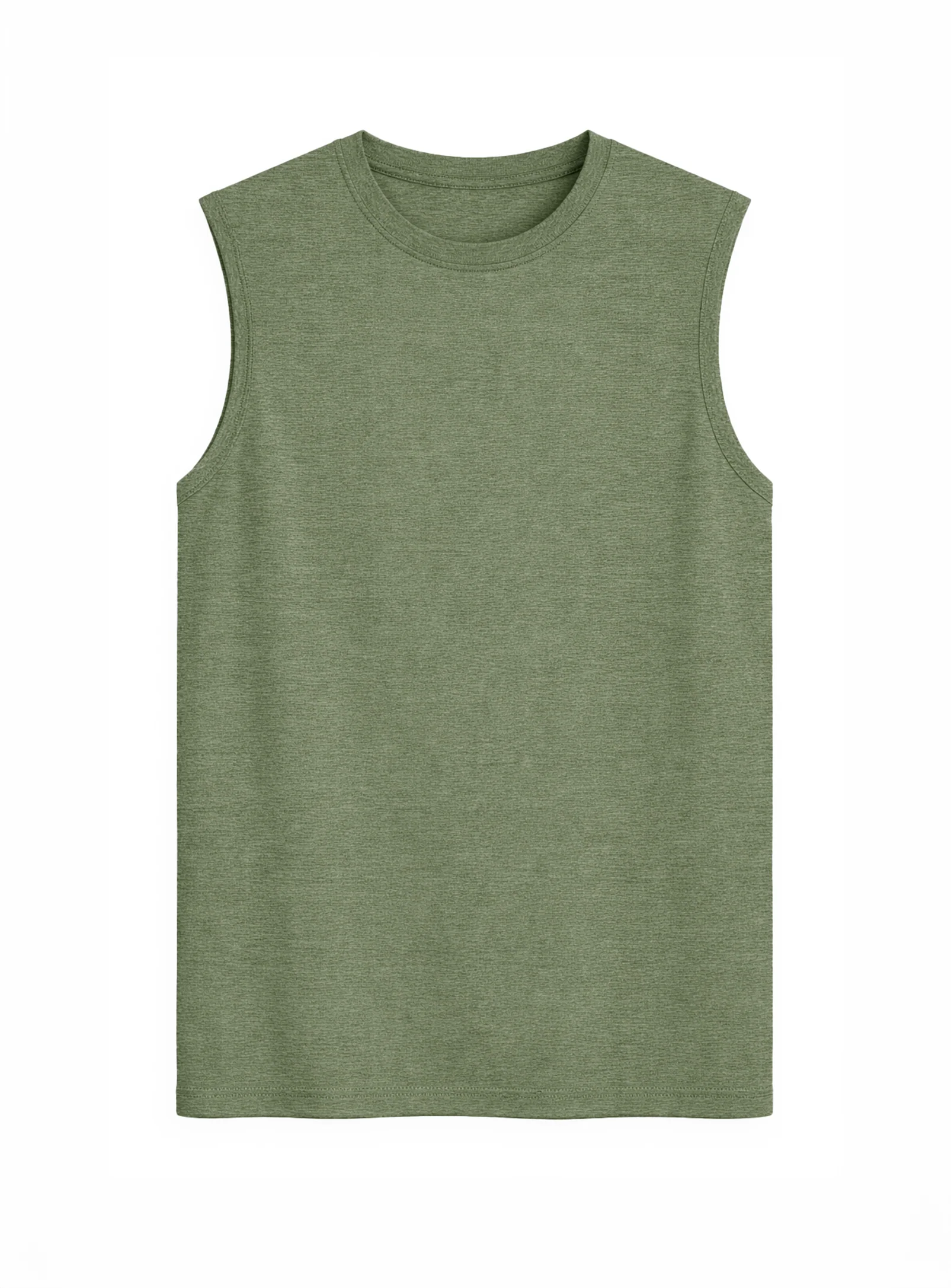 EVAN | Sleeveless Jersey Crewneck Muscle Tank || EVAN | Débardeur sans manches en jersey, col rond classique - Image 16