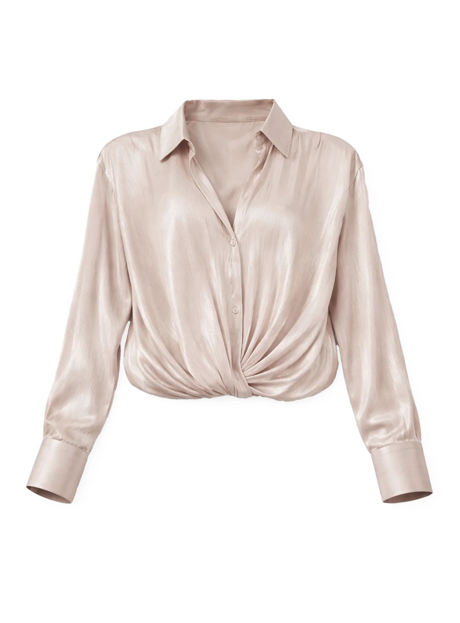 GIA | Elegant Satin Blouse || GIA | Chemise Satinée Élégante - Image 5