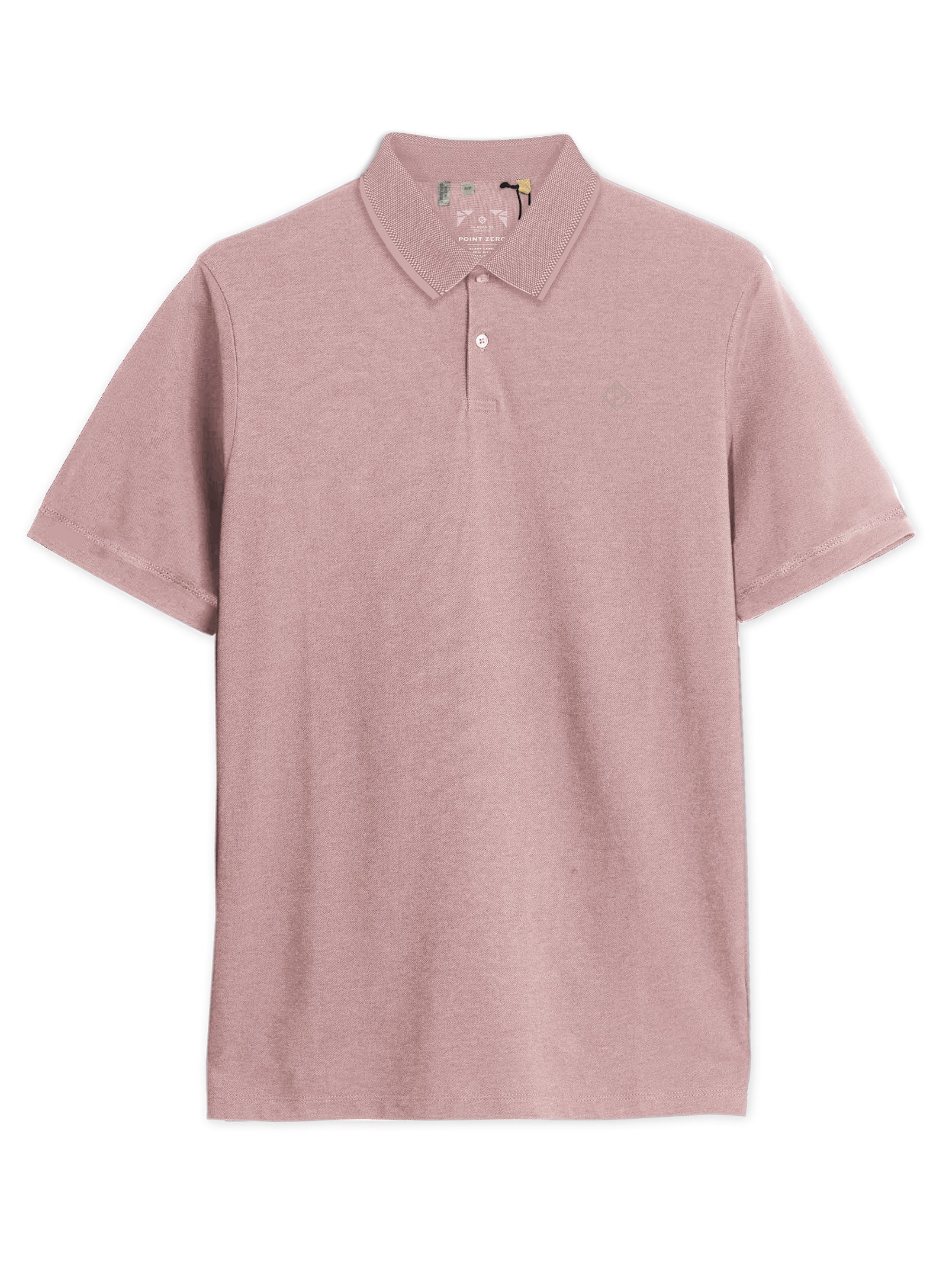 GREG | Two-Tones Pique Polo || GREG | Polo En Piqué À Col Boutonné Deux Tons - Image 21