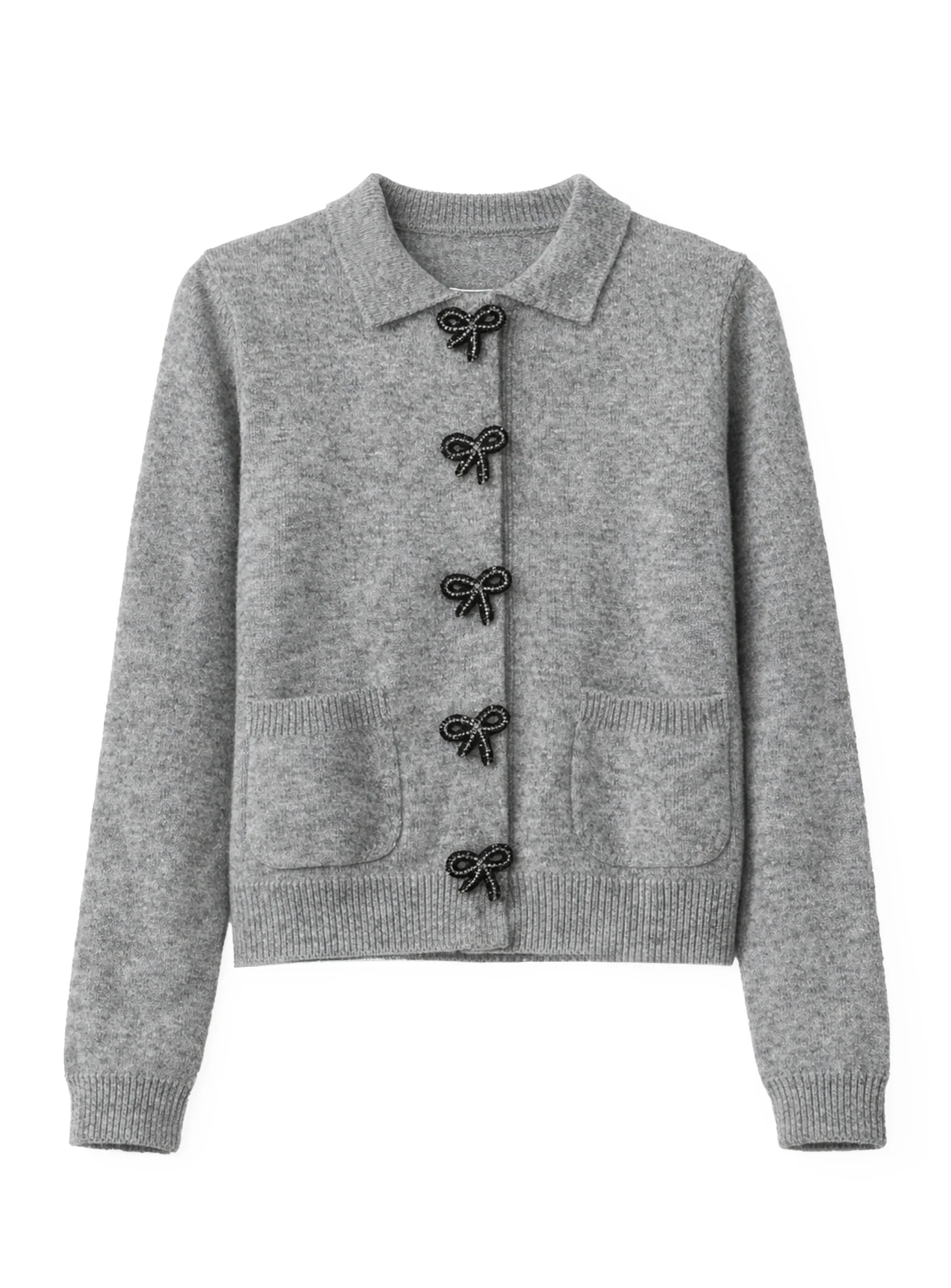ILONA | Pearl Button Knit Cardigan || ILONA | Cardigan en tricot à boutons nacrés - Image 5
