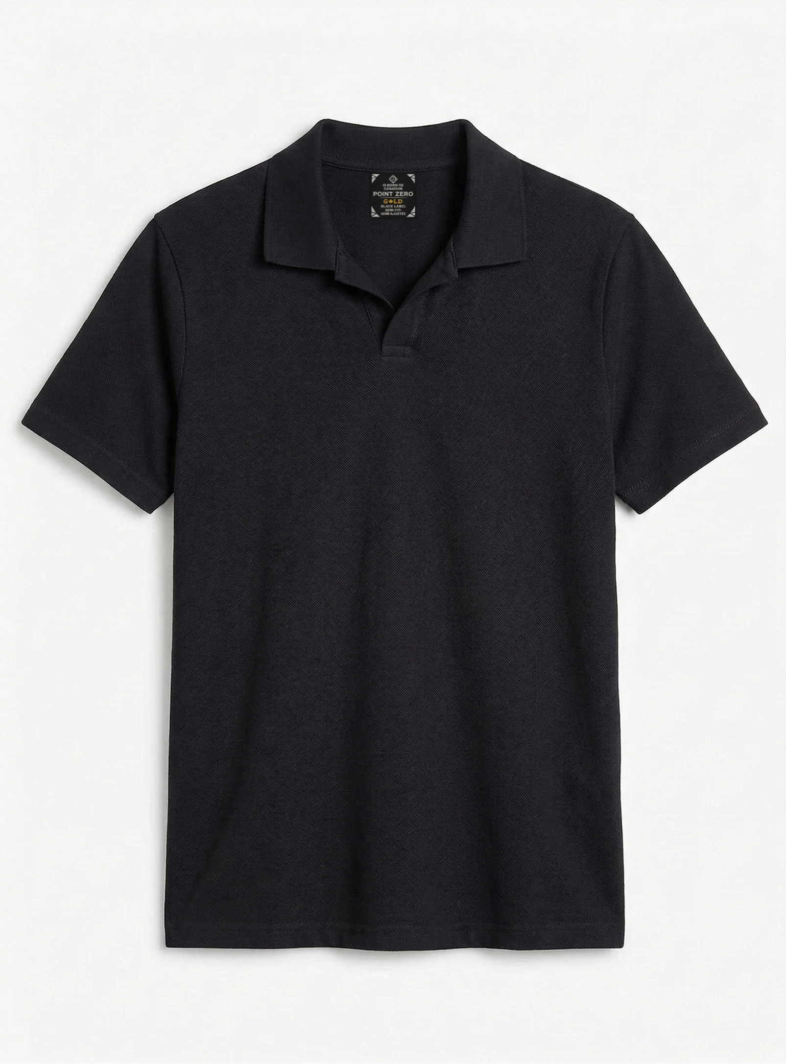 JAXON | Semi-fit stretch Johnny collar Polo || JAXON | T-shirt col Johnny extensible, coupe semi-ajustée - Image 12