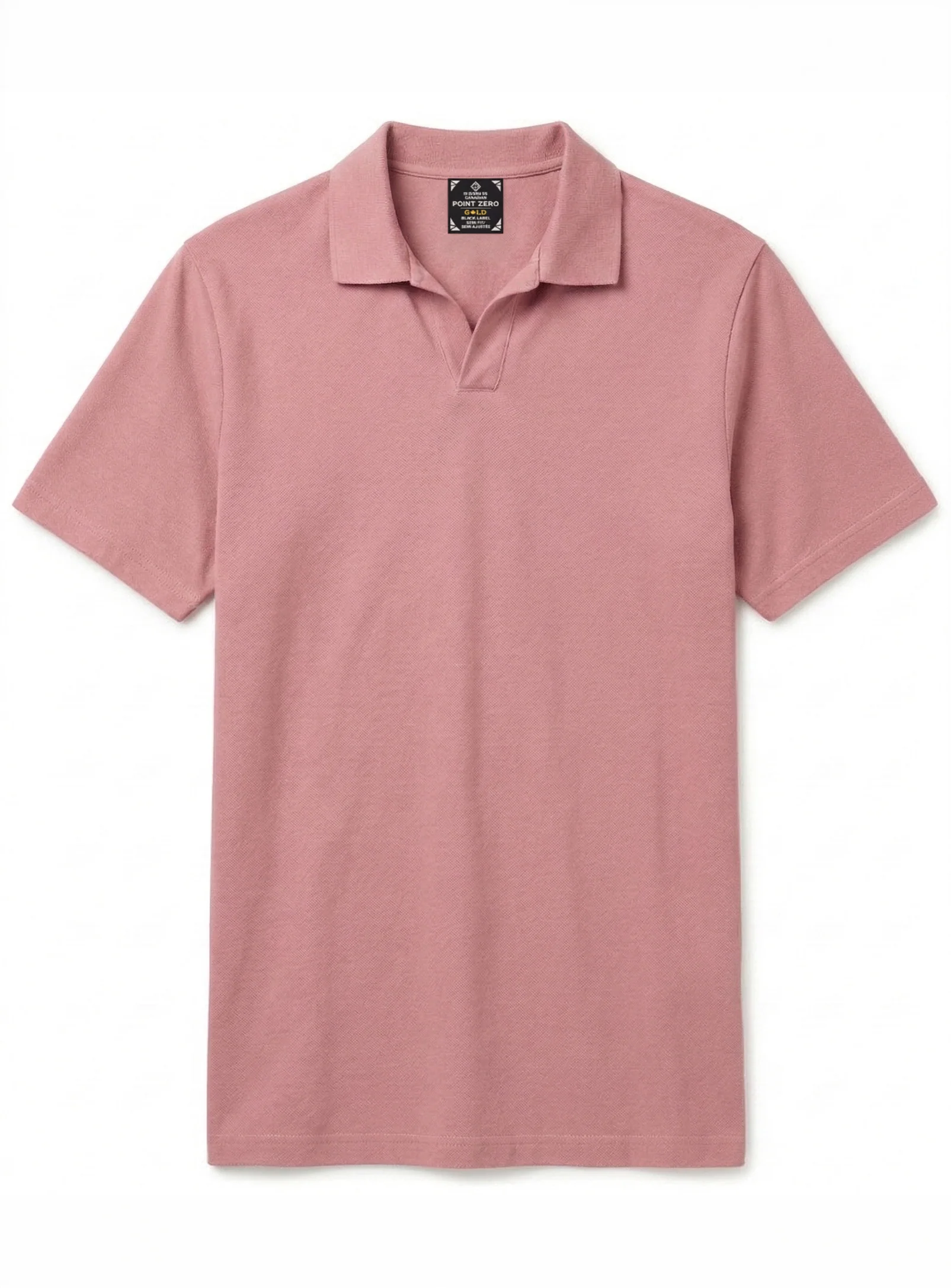 JAXON | Semi-fit stretch Johnny collar Polo || JAXON | T-shirt col Johnny extensible, coupe semi-ajustée - Image 15
