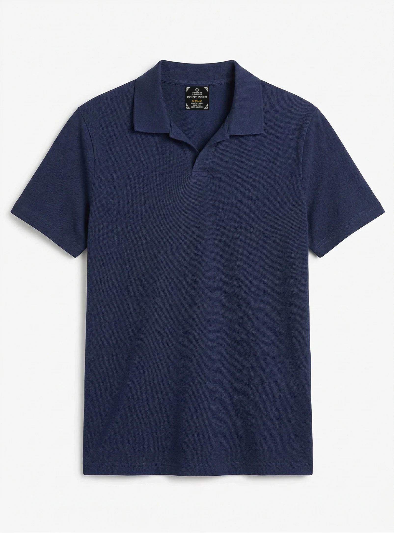 JAXON | Semi-fit stretch Johnny collar Polo || JAXON | T-shirt col Johnny extensible, coupe semi-ajustée - Image 23