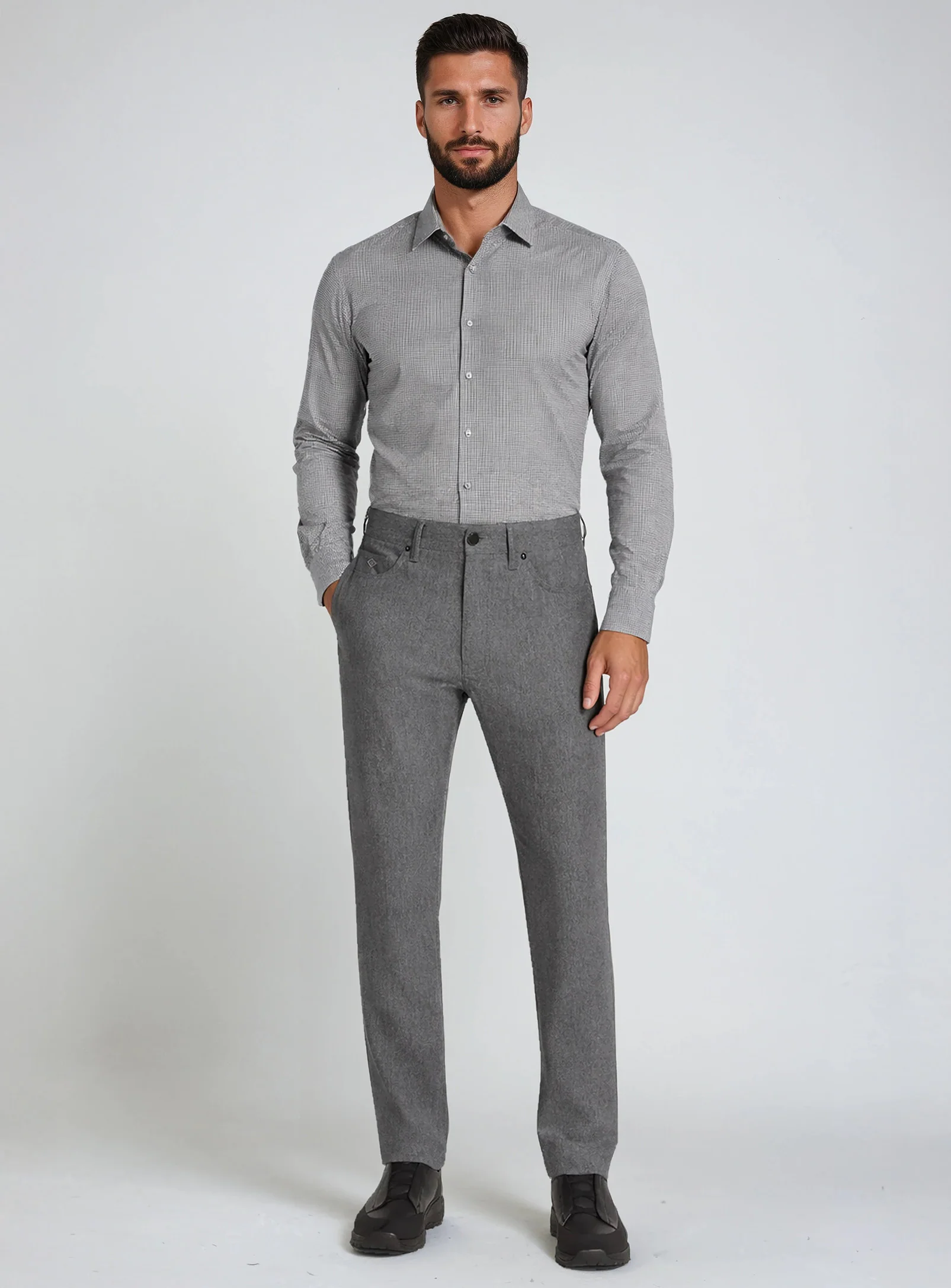 JONI | 5 Pocket Flex pattern pants || JONI | Pantalons à motif Pocket Flex - Image 4