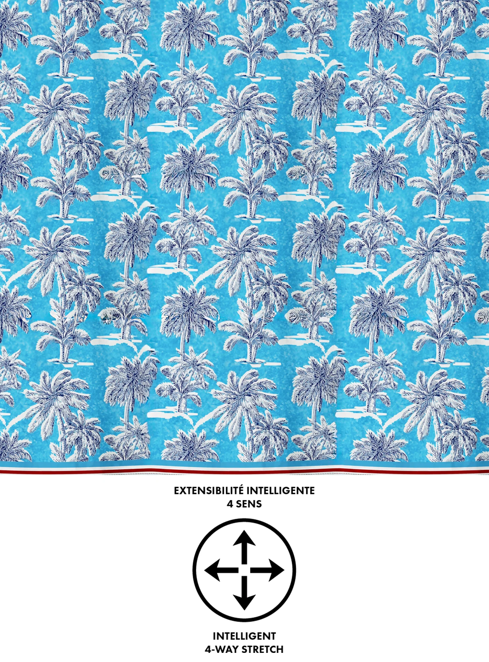 ENZO | Tropical Stretch Swimshorts|| ENZO | Short De Bain Tropical Stretch - Image 7
