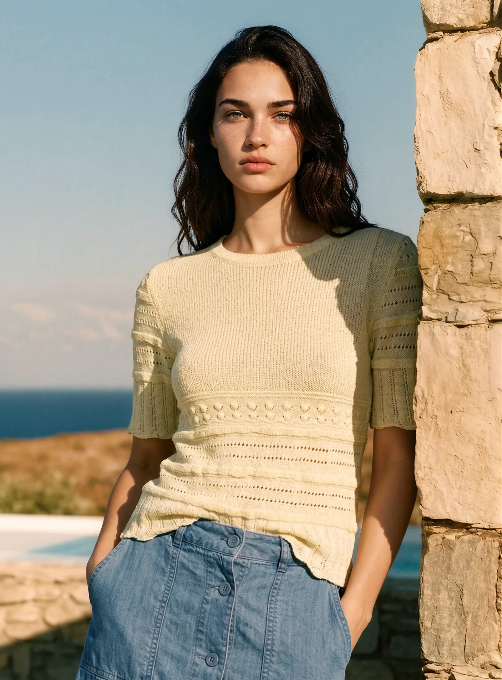 KARINA | Textured Knit Top || KARINA | Haut en maille texturée - Image 5