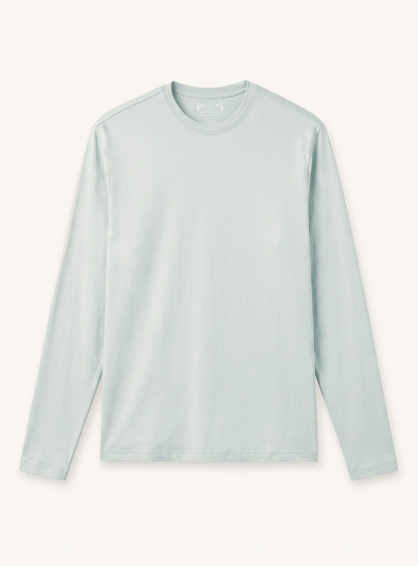 KEL | Basic Cotton Long-Sleeve Crewneck T-Shirt || KEL | T-shirt basique en coton à manches longues et col rond - Image 7