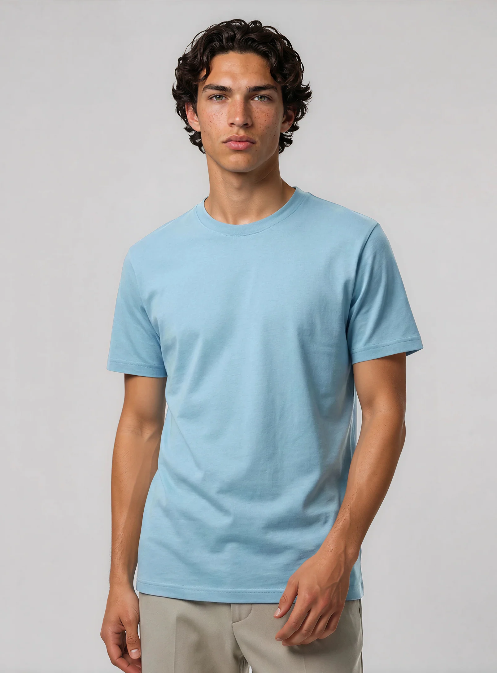 KIX | Essential Cotton Crewneck T-Shirt || KIX | T-shirt essentiel en coton à col rond - Image 23