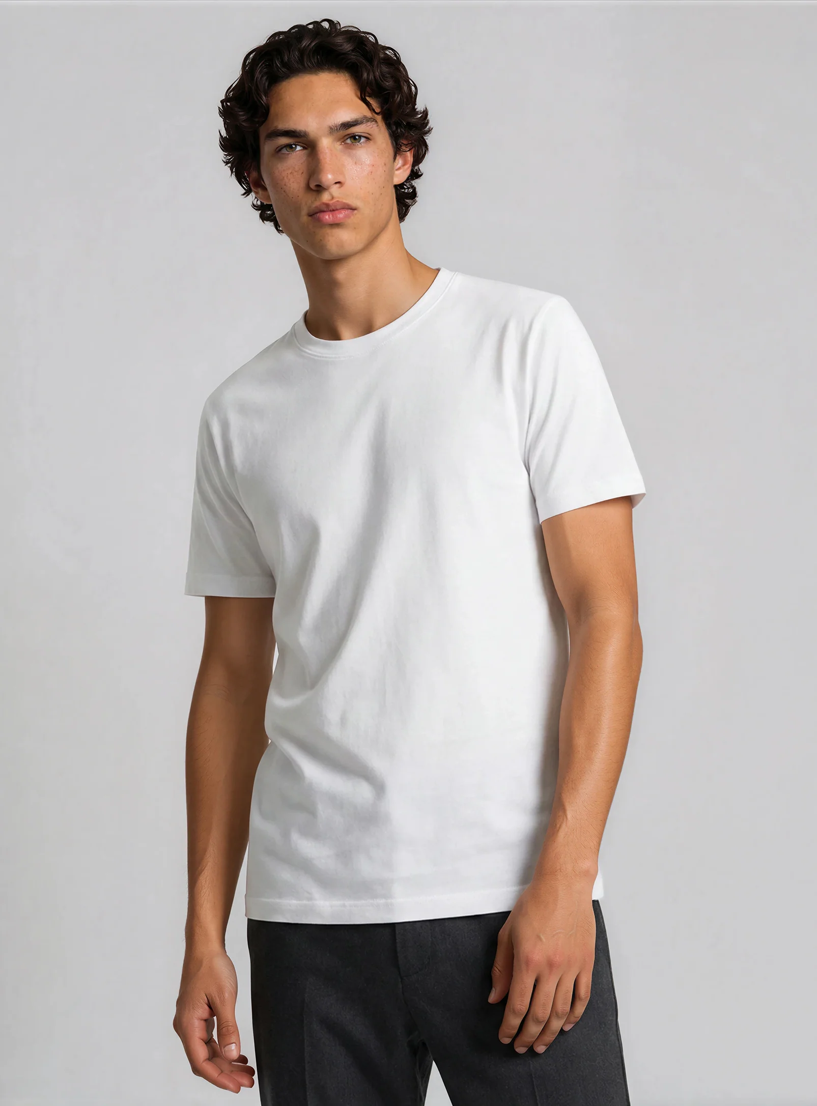 KIX | Essential Cotton Crewneck T-Shirt || KIX | T-shirt essentiel en coton à col rond - Image 7