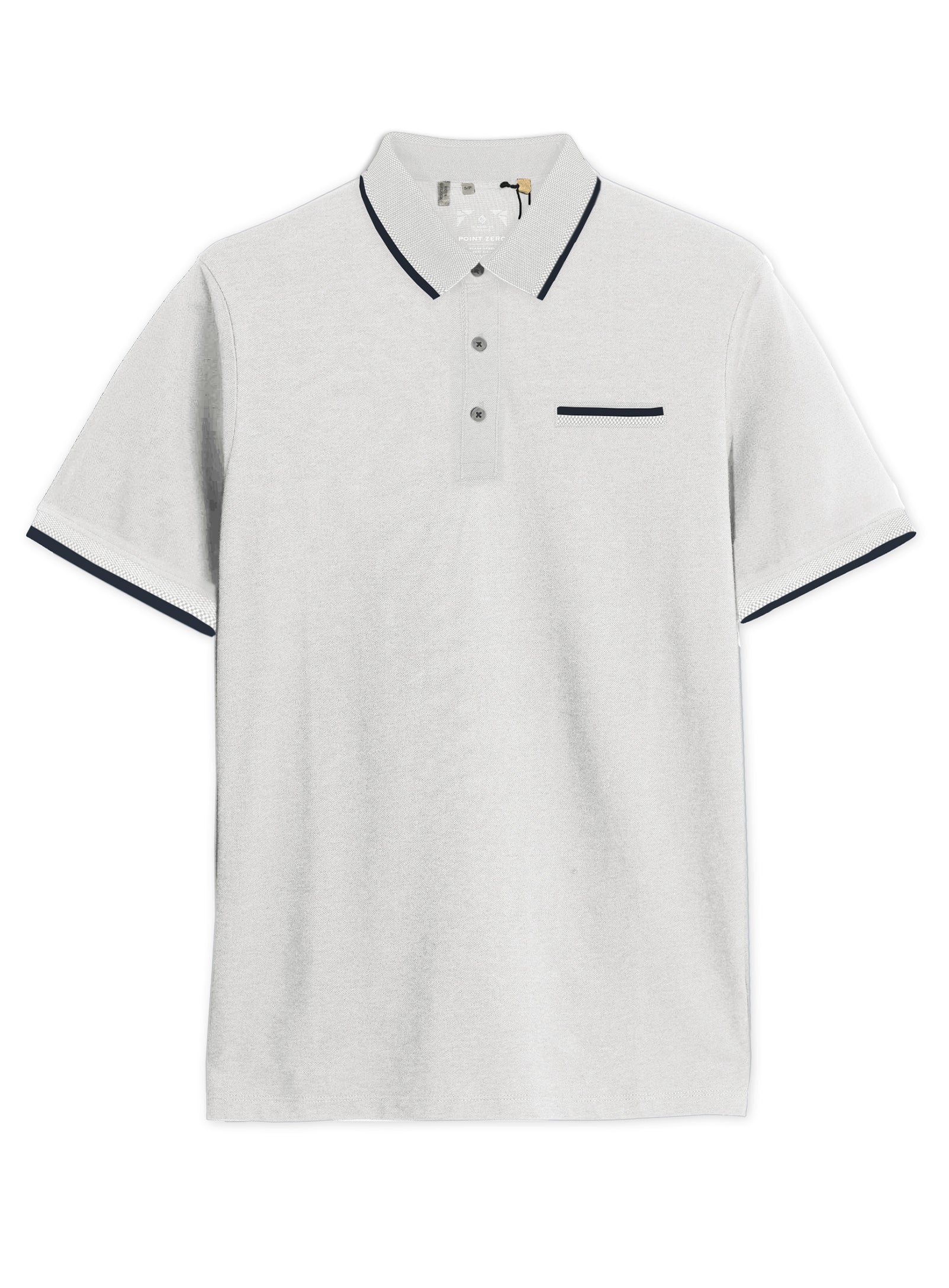 KREG | Pique Polo Two Tone With Chest Pocket || KREG | Polo En Piqué Deux Tons Avec Poche Poitrine - Image 16