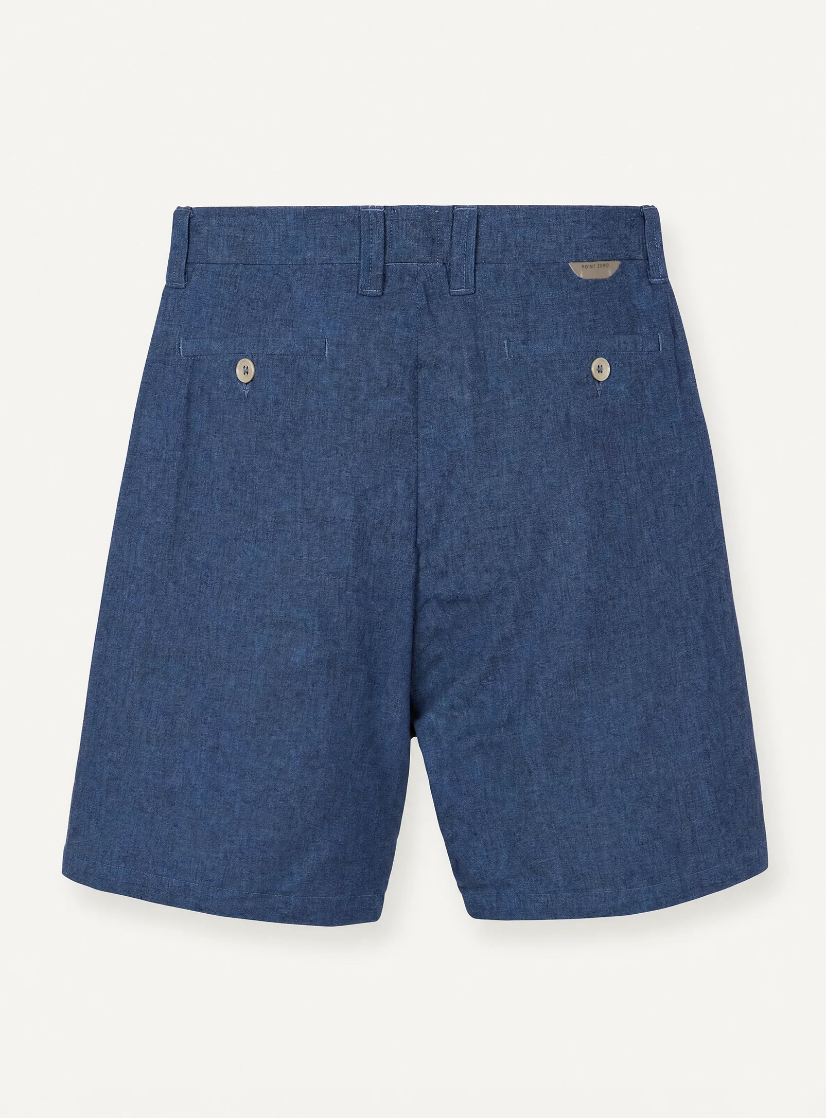 LIAM | Linen Flat Front Shorts with 9" Inseam|| LIAM | Short en lin à devant plat avec entrejambe de 9 po - Image 19