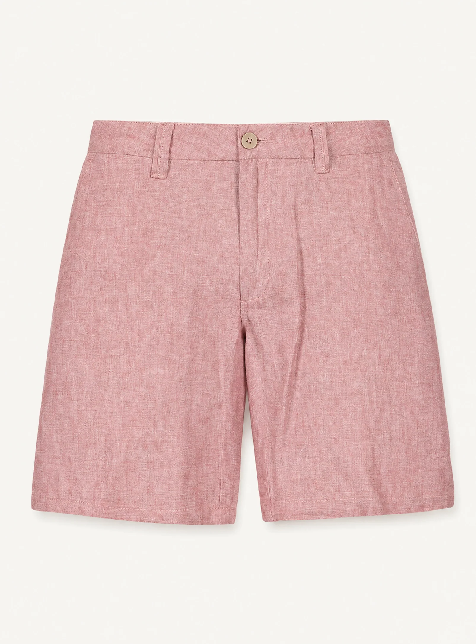 LIAM | Linen Flat Front Shorts with 9" Inseam|| LIAM | Short en lin à devant plat avec entrejambe de 9 po - Image 28