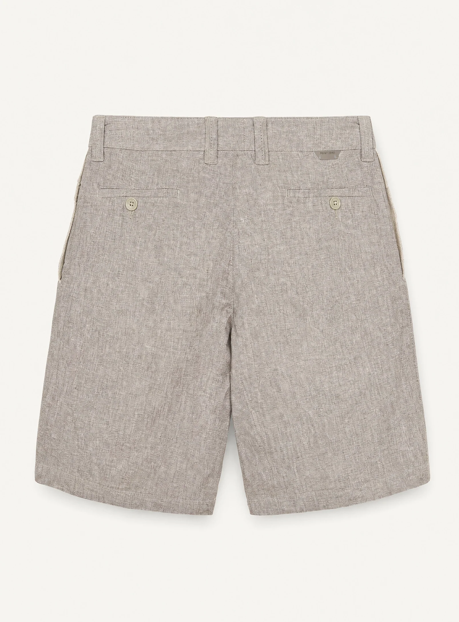 LIAM | Linen Flat Front Shorts with 9" Inseam|| LIAM | Short en lin à devant plat avec entrejambe de 9 po - Image 34