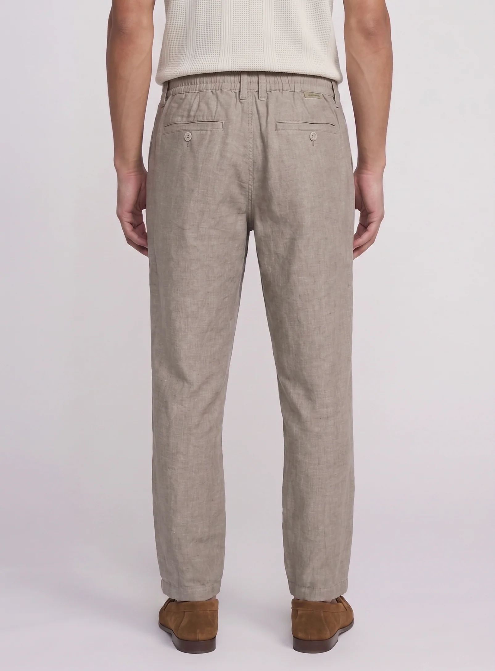 LINEKER | Linen Pants With Elastic Waistband || LINEKER | Pantalon En Lin Avec Ceinture Élastique - Image 32