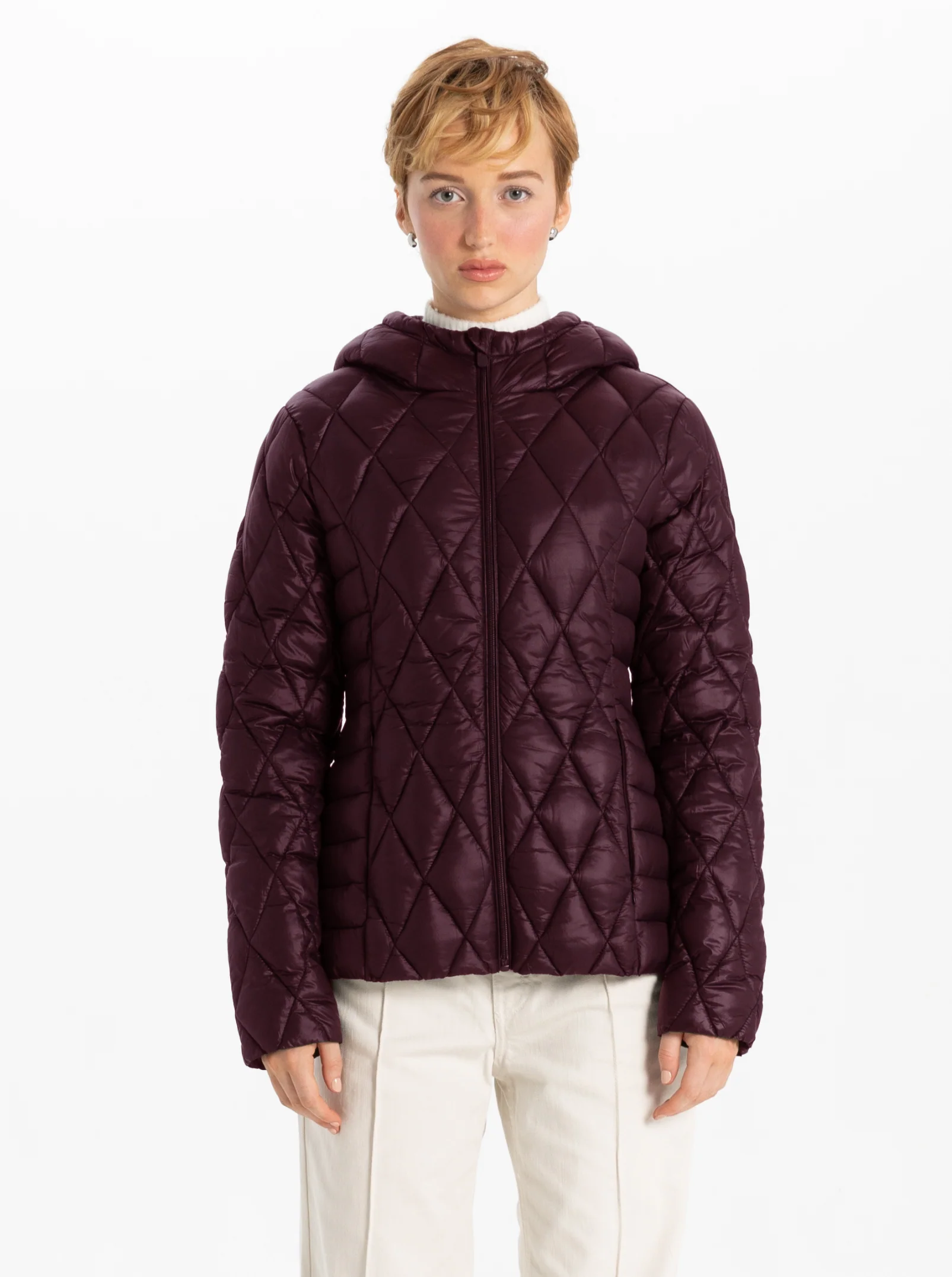 LOUISEVILLE | Modern Diamond Quilt Jacket ||LOUISEVILLE |Quilt Moderne en Diamants - Image 13