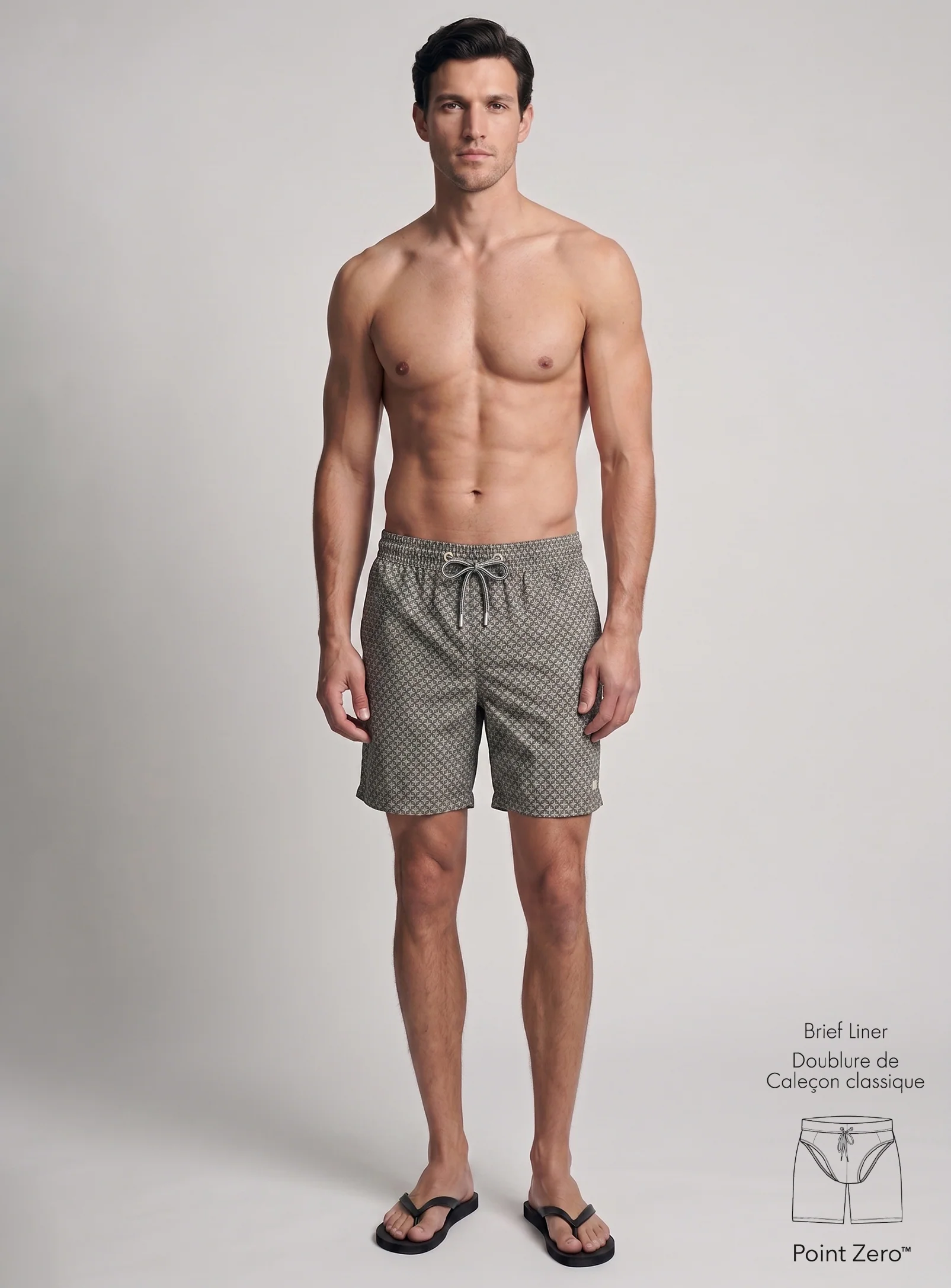 NOLAN | Micro Geo Swim Short|| NOLAN | Short De Bain Micro-Imprimé Géométrique - Image 8