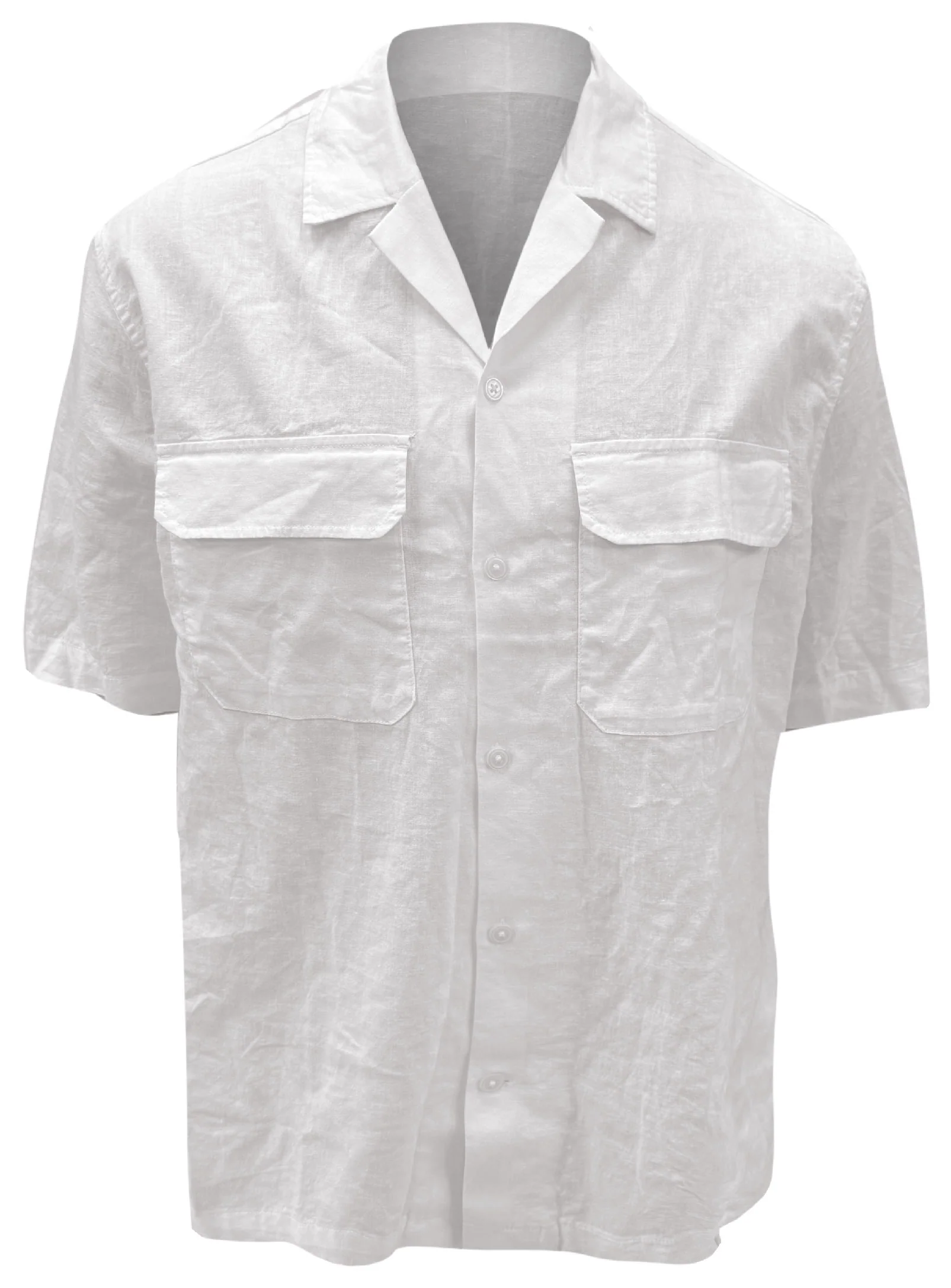 MORG | Linen Tuck-Out Short-Sleeve Shirt || MORG | Chemise À Manches Courtes En Lin Avec Effet Rentré - Image 5
