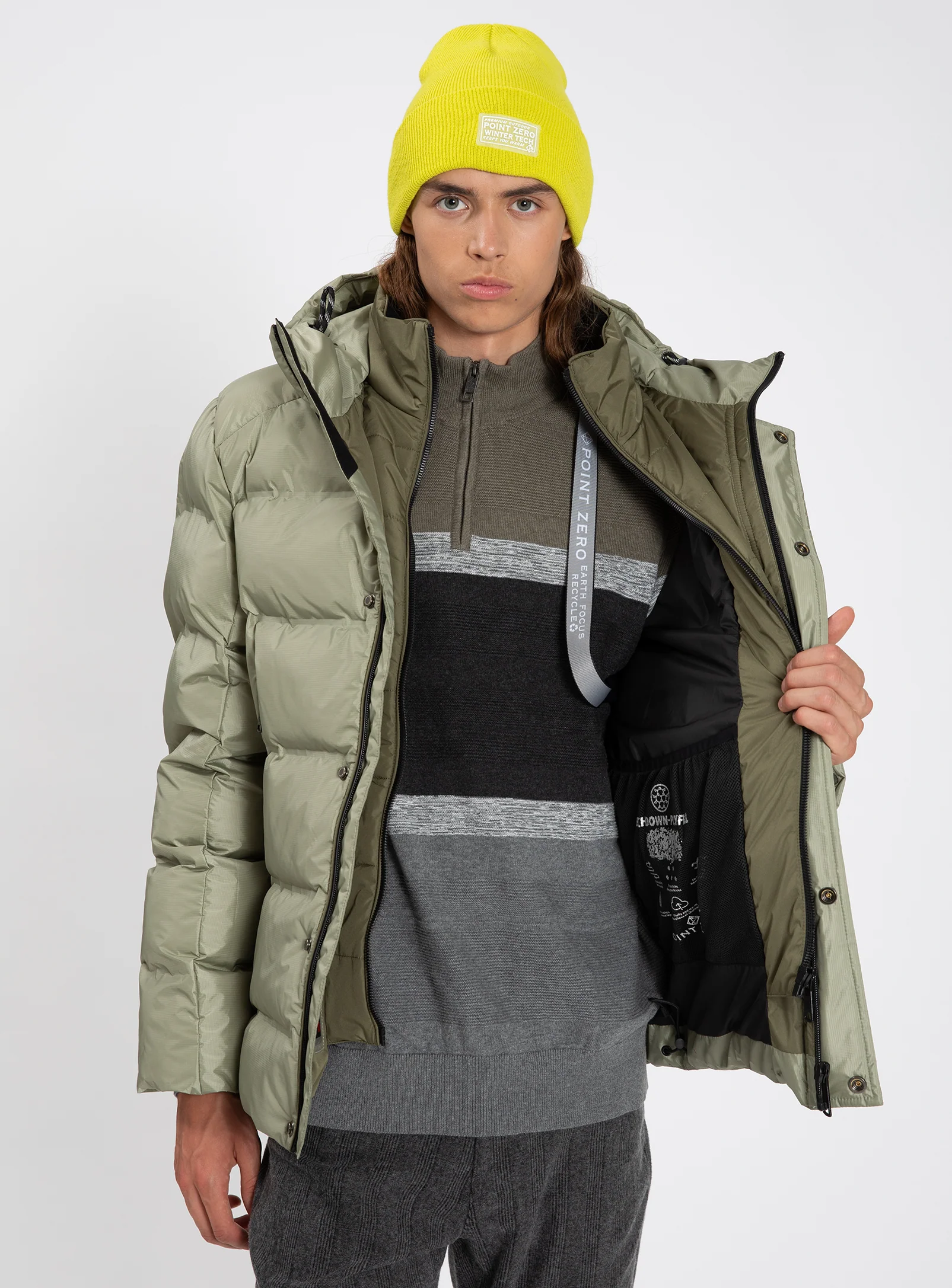 NORDIK | Engineered Heat-Sealed Puffer || NORDIK | Manteau Matelassé Matelassage Thermocollé - Image 4