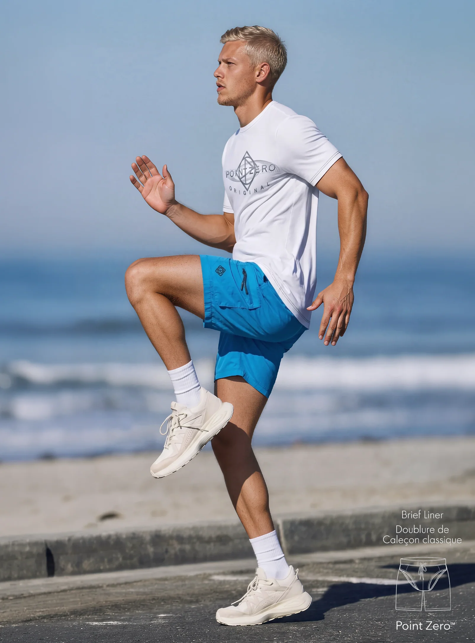 RAY | Elastic Waist Stretch Swimshorts || RAY | Short De Bain Extensible À Taille Élastique - Image 12