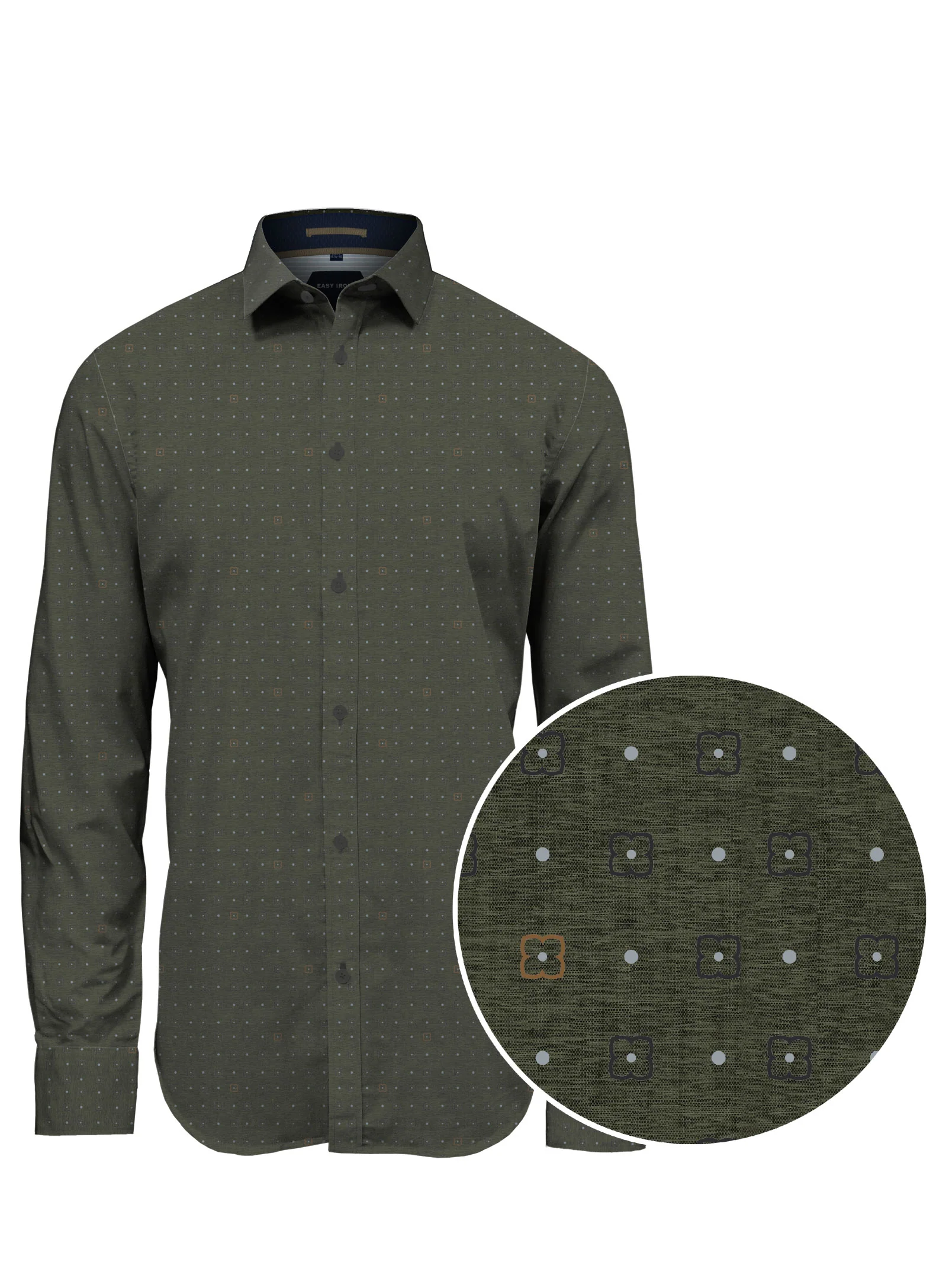 LENIX | Minimal Print Shirt || LENIX | Chemise à Imprimé - Image 5