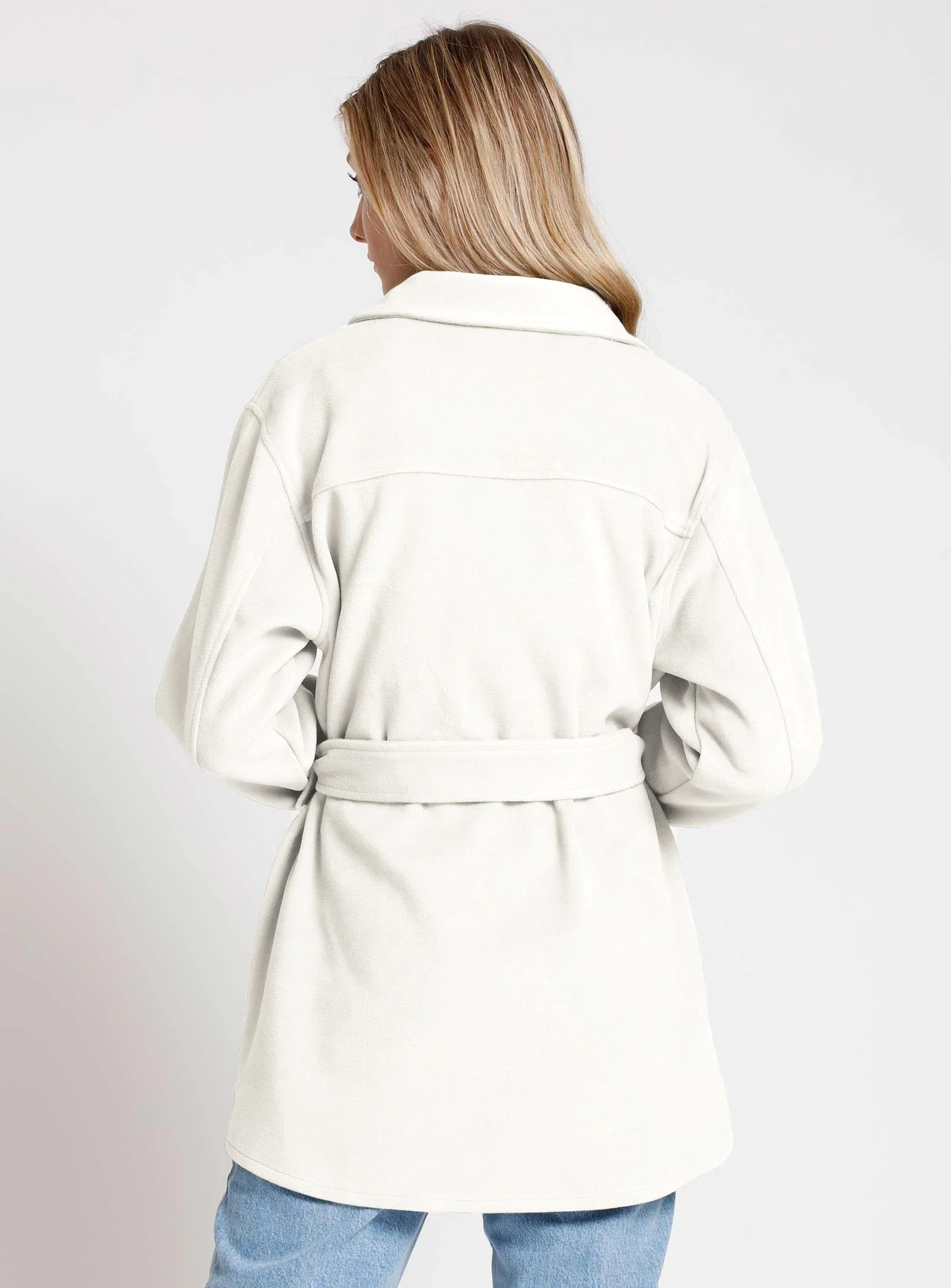 EMILY | Belted Shacket || EMILY | Surchemise Avec Ceinture - Image 4