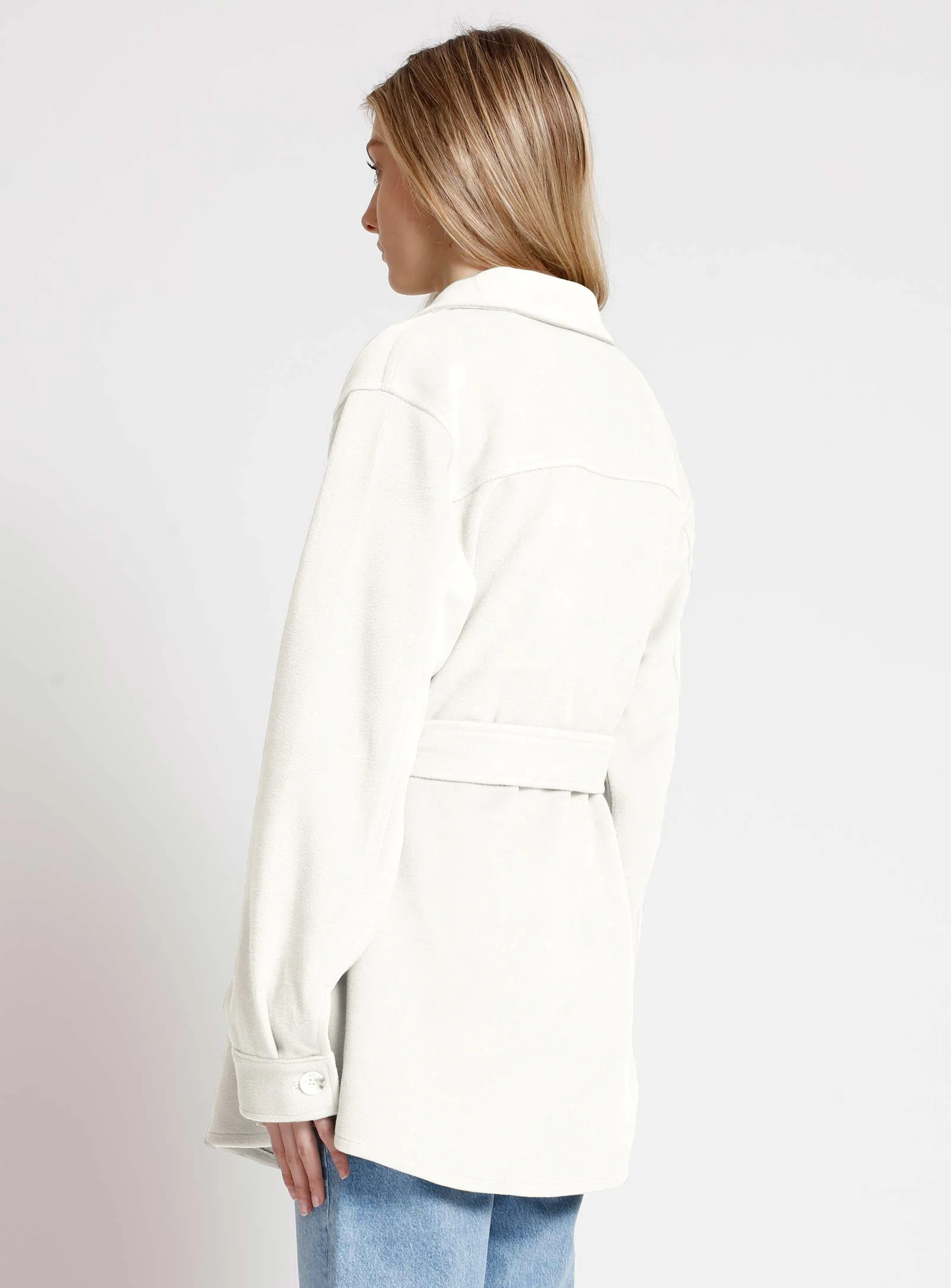 EMILY | Belted Shacket || EMILY | Surchemise Avec Ceinture - Image 5
