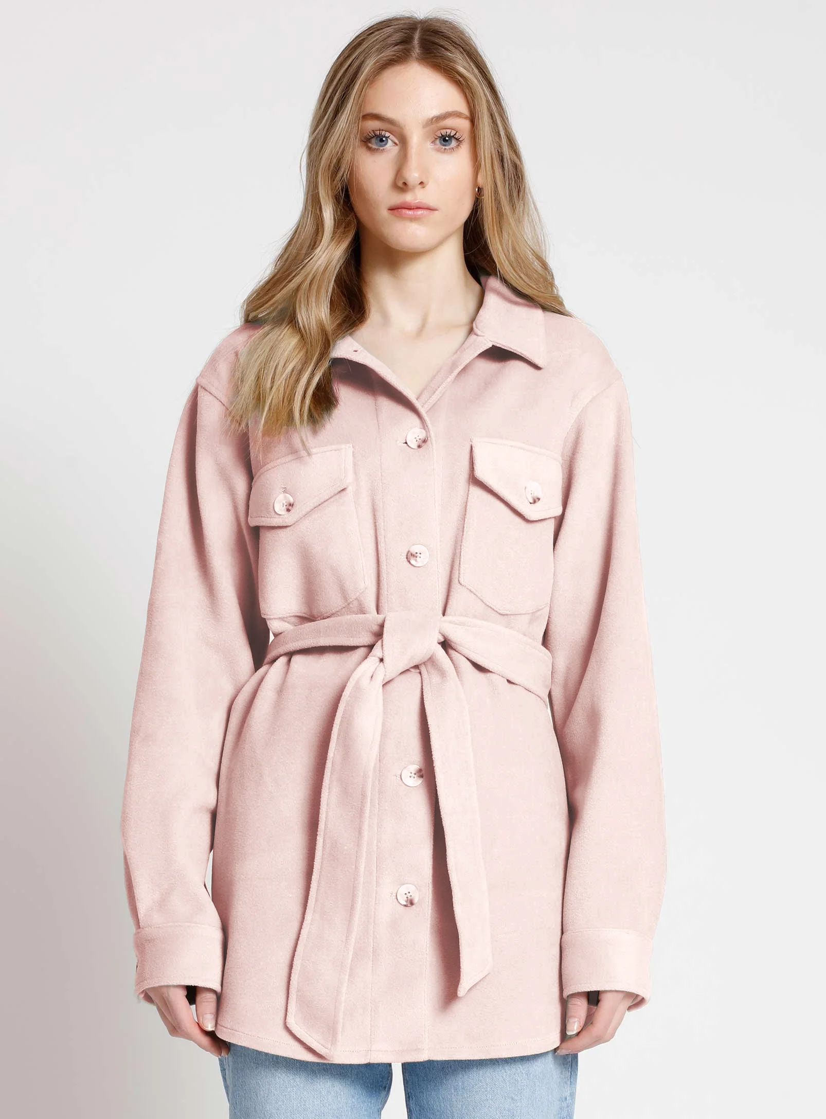 EMILY | Belted Shacket || EMILY | Surchemise Avec Ceinture - Image 7