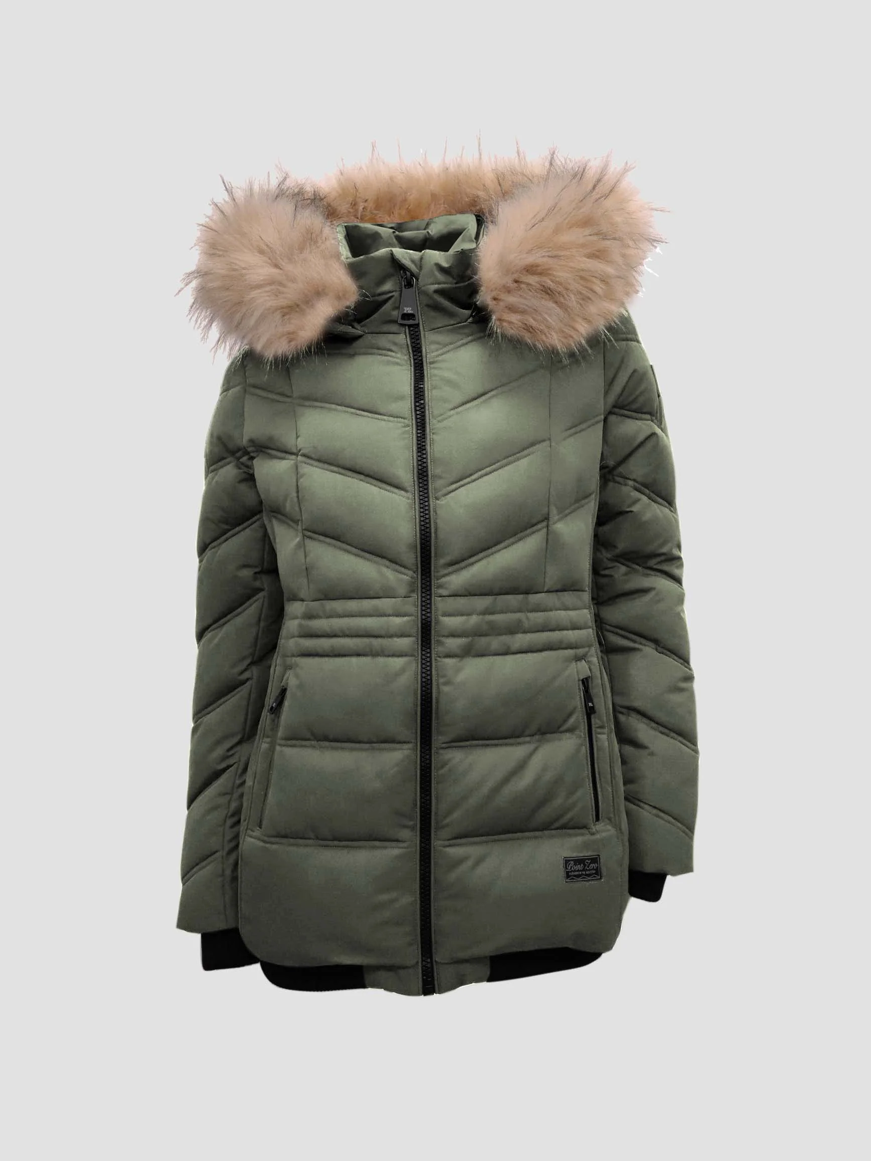 STELLINA | Chevron Quilting Bomber || STELLINA | Bomber avec bordure en fourrure - Image 8