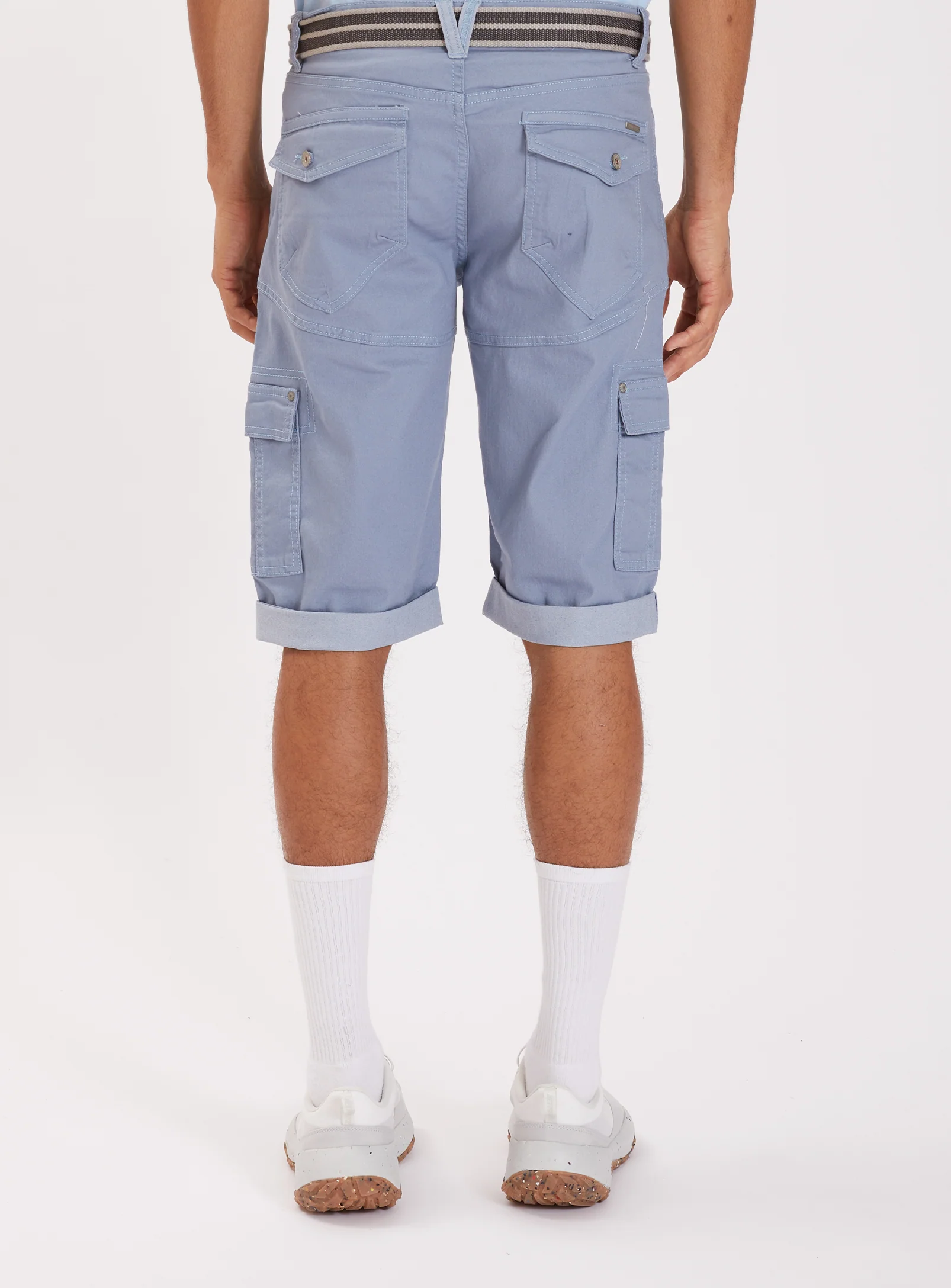 TOLGA | 2-TONE STRETCH DENIM CAPRI WITH BELT || TOLGA | CAPRI EN DENIM STRETCH 2 TONS AVEC CEINTURE - Image 18