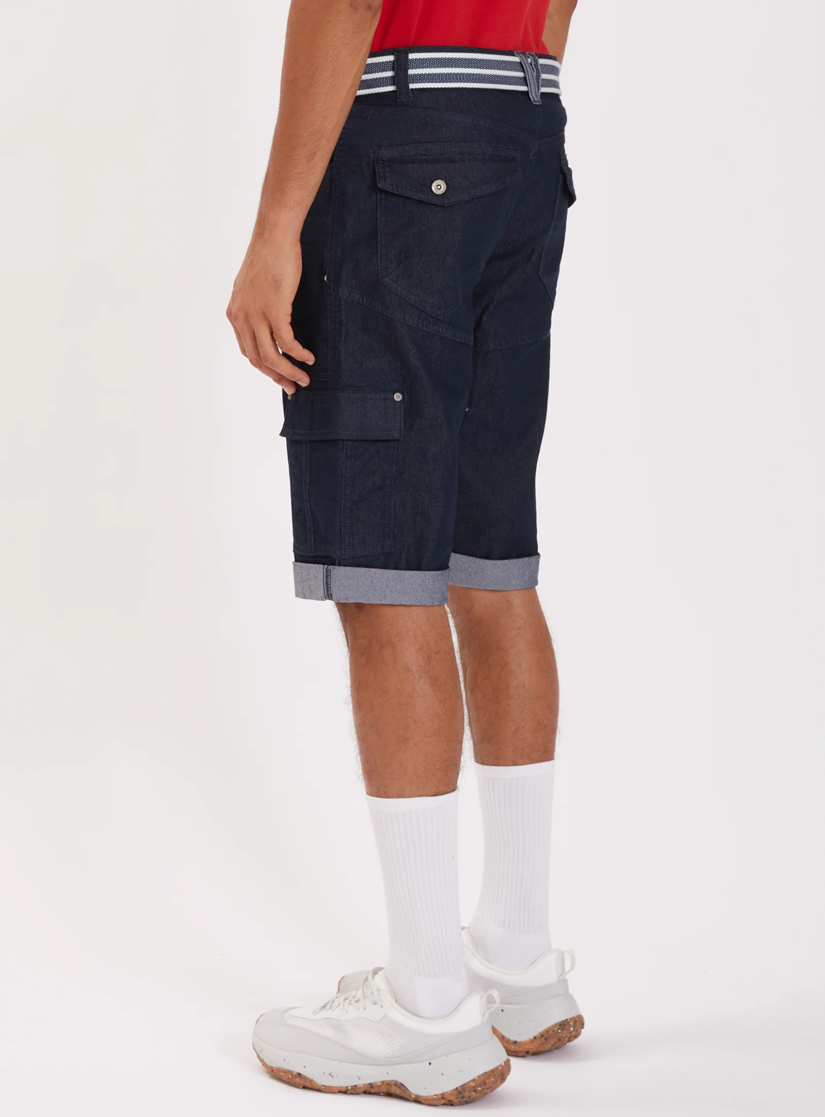 TOLGA | 2-TONE STRETCH DENIM CAPRI WITH BELT || TOLGA | CAPRI EN DENIM STRETCH 2 TONS AVEC CEINTURE - Image 41