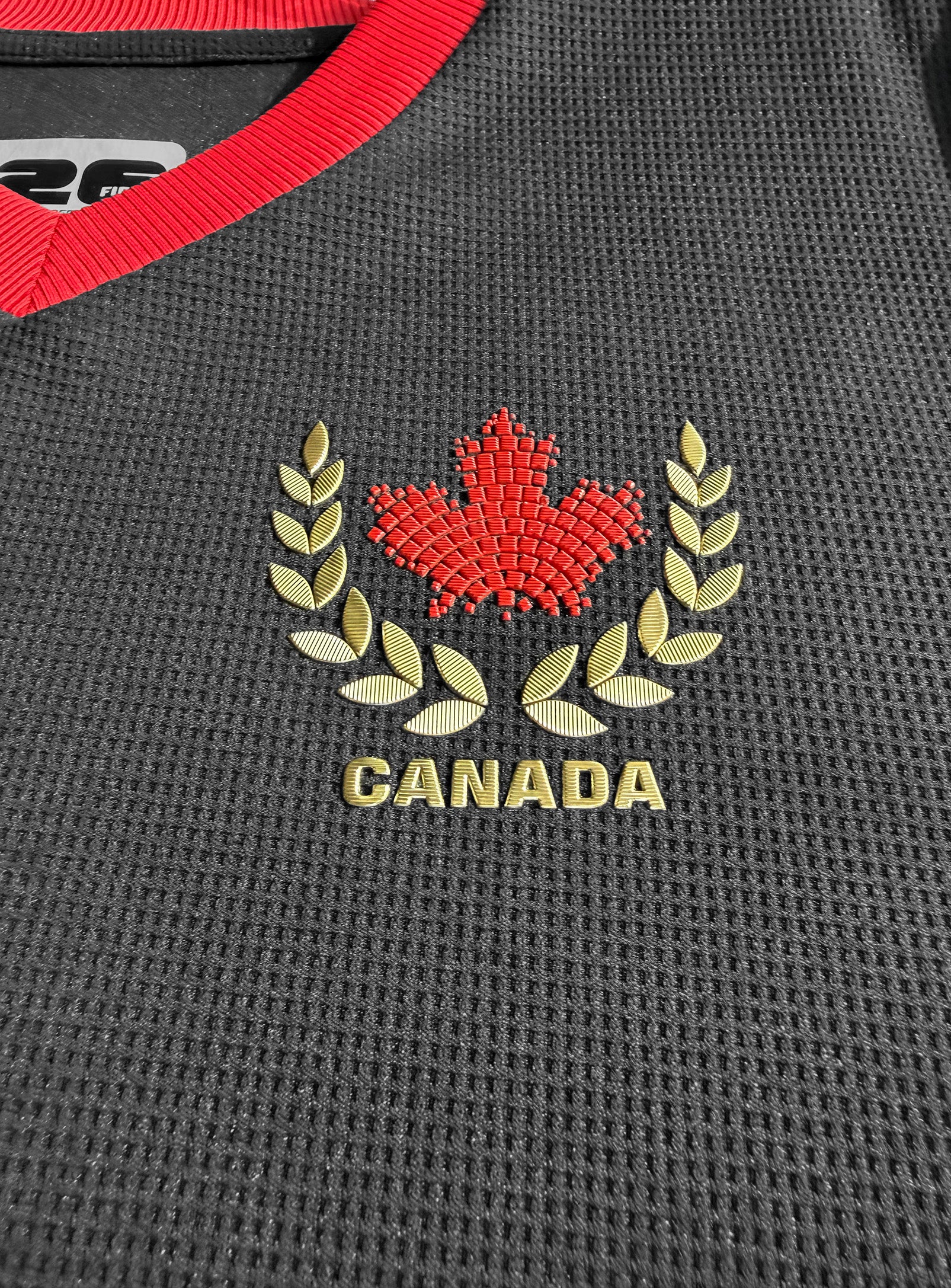 Waffle Effect Kids Canada Jersey || Maillot Canada en Jersey Gaufré Enfant - Image 5