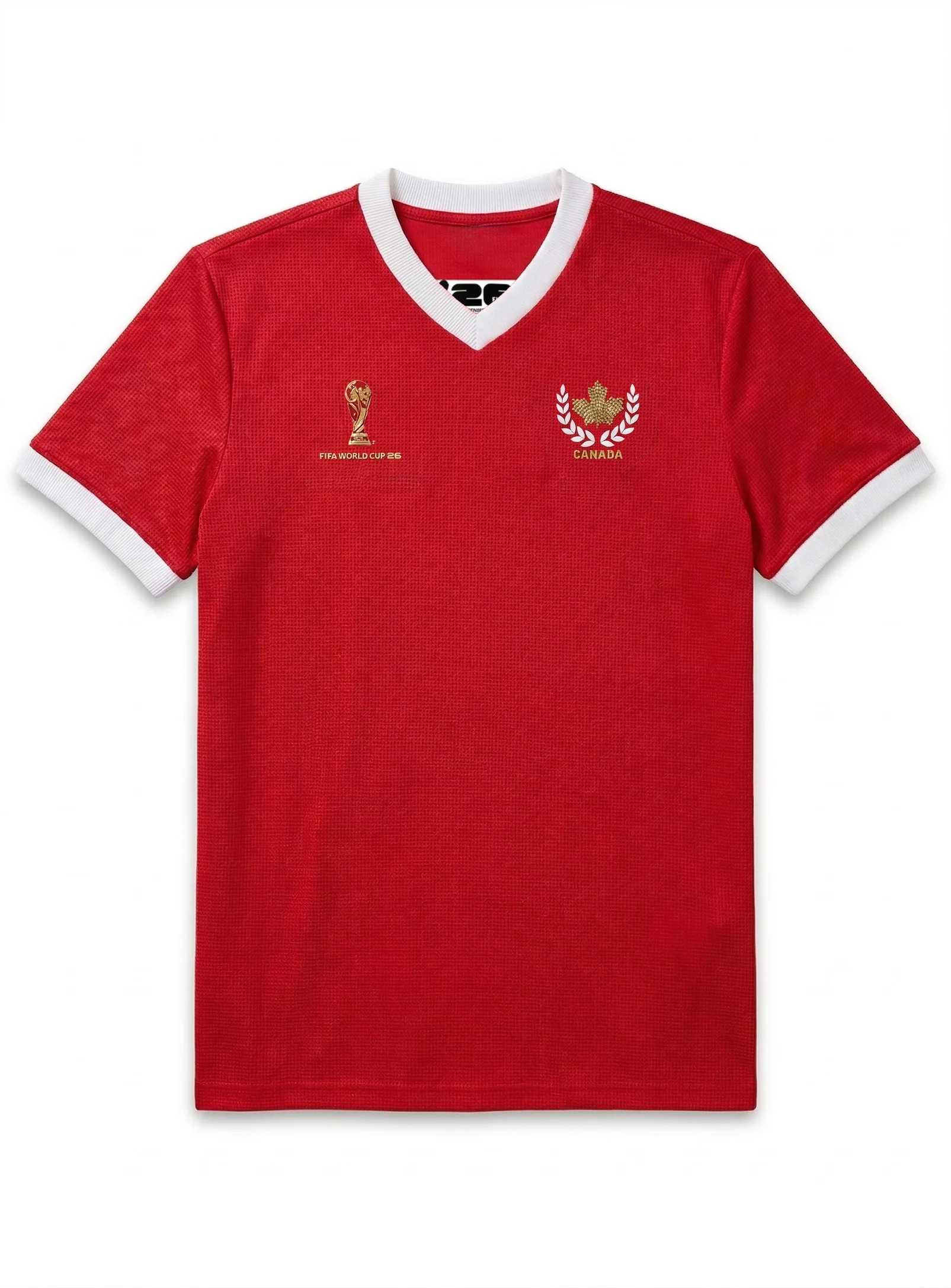 Waffle Effect Canada Jersey || Maillot Canada en Jersey Gaufré