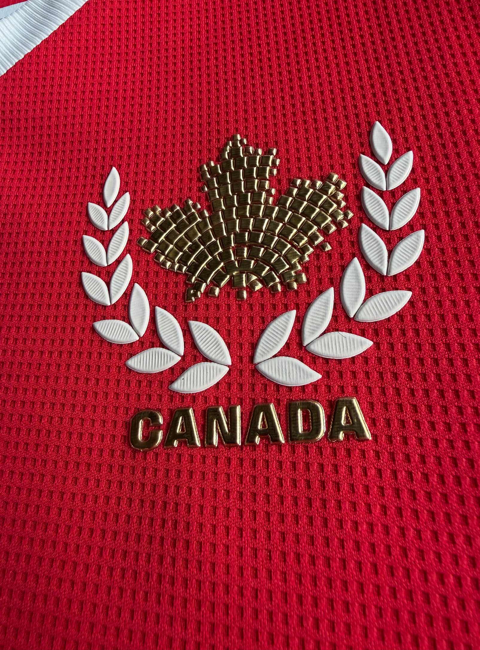 Waffle Effect Canada Jersey || Maillot Canada en Jersey Gaufré - Image 5