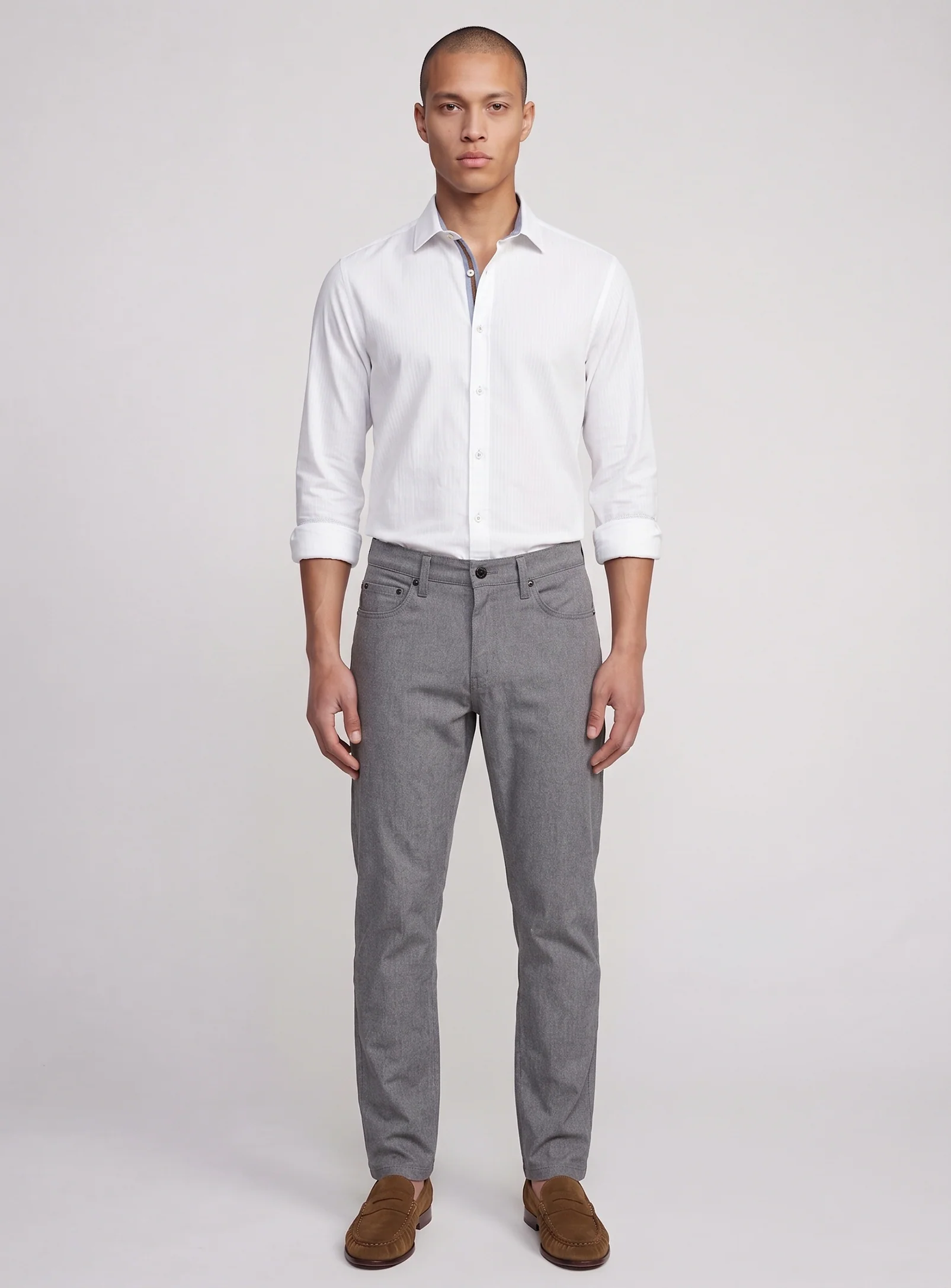 WILL | Super Flex Textured 5-Pocket Pants || WILL | Pantalon texturé Super Flex à 5 poches - Image 3